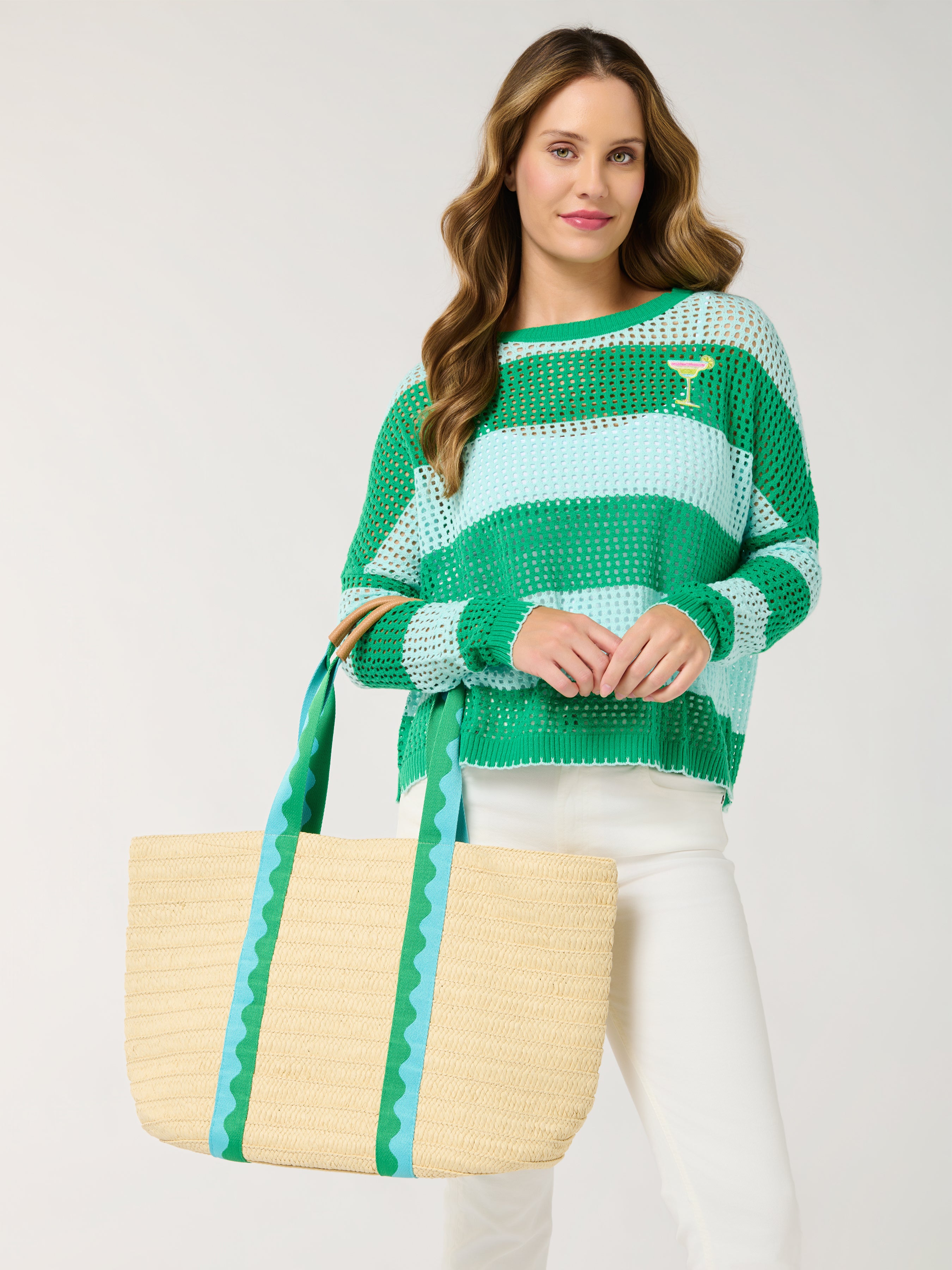 Shiraleah Marbella Tote GREEN