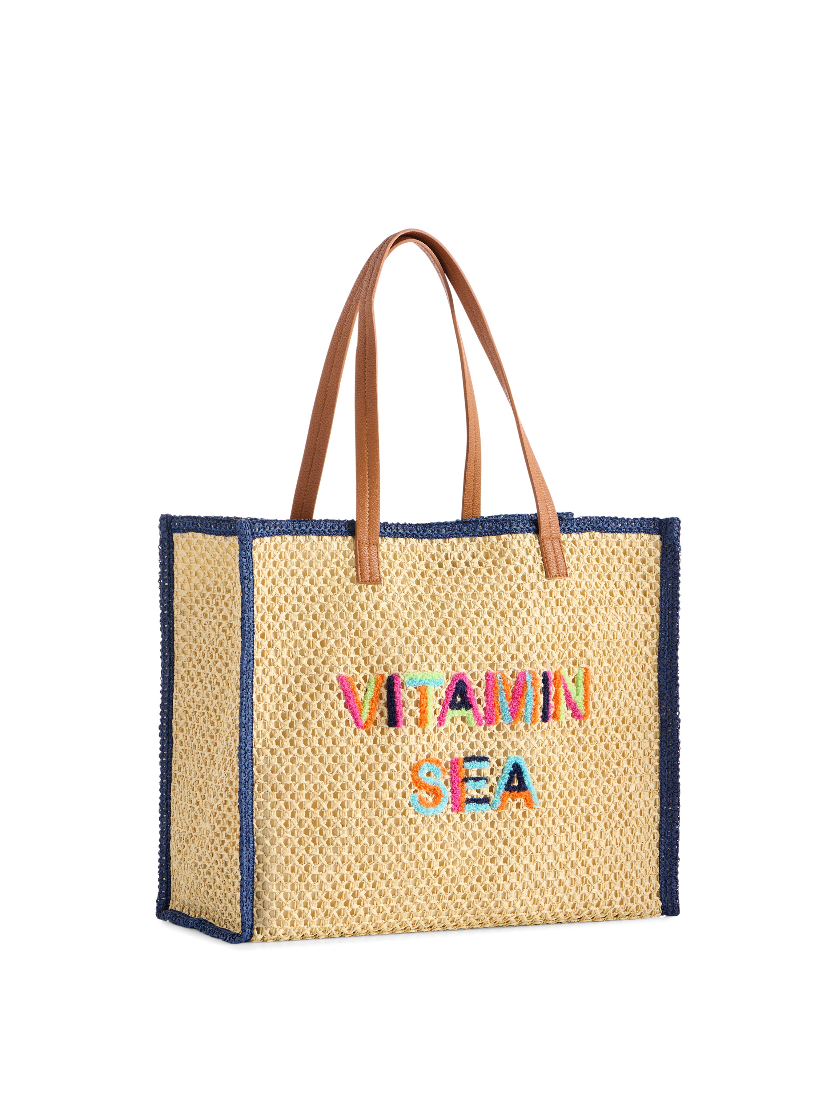 Shiraleah "Vitamin Sea" Tote, Natural