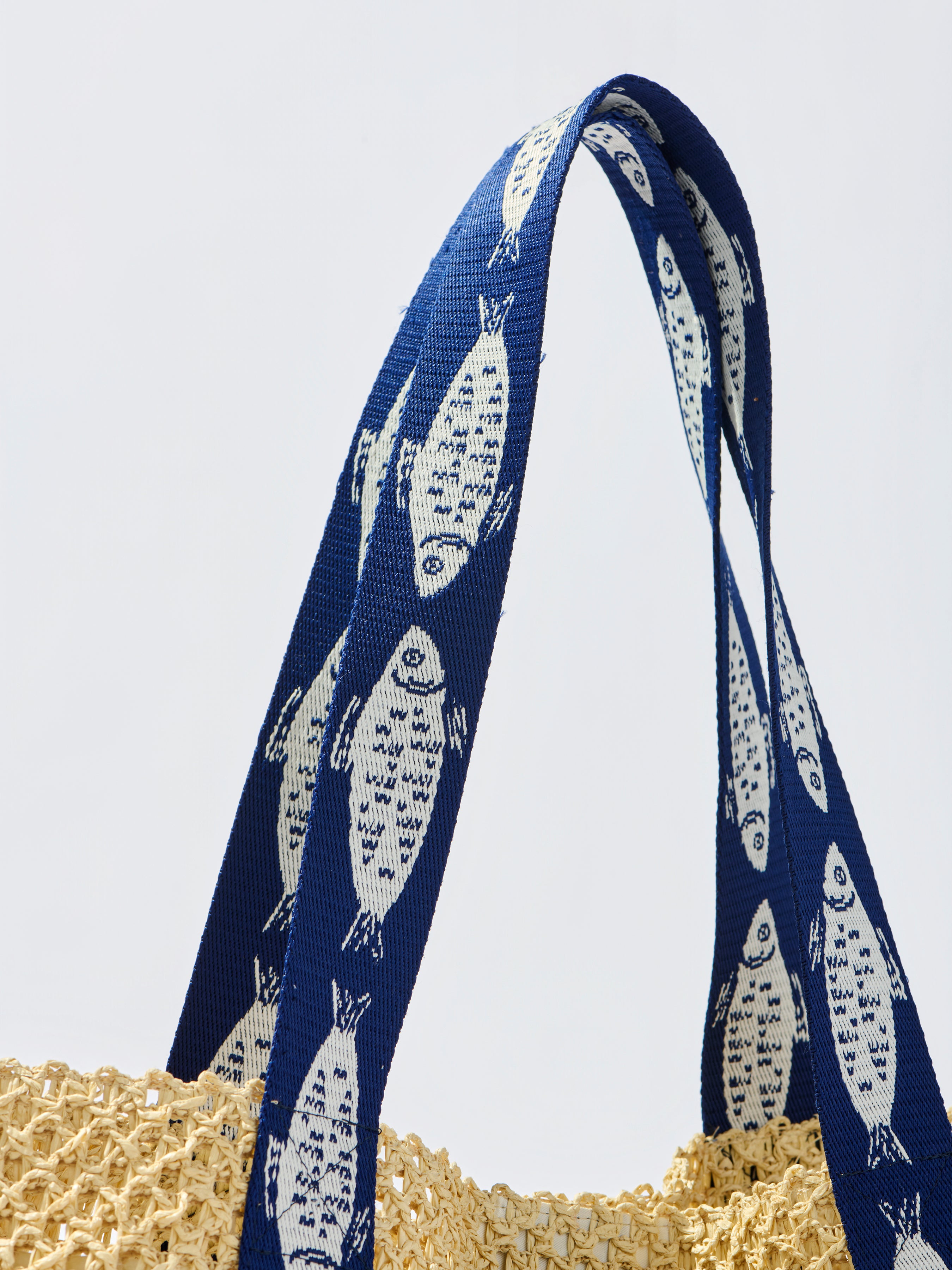 Shiraleah Fisher Tote and Hat Set, Navy