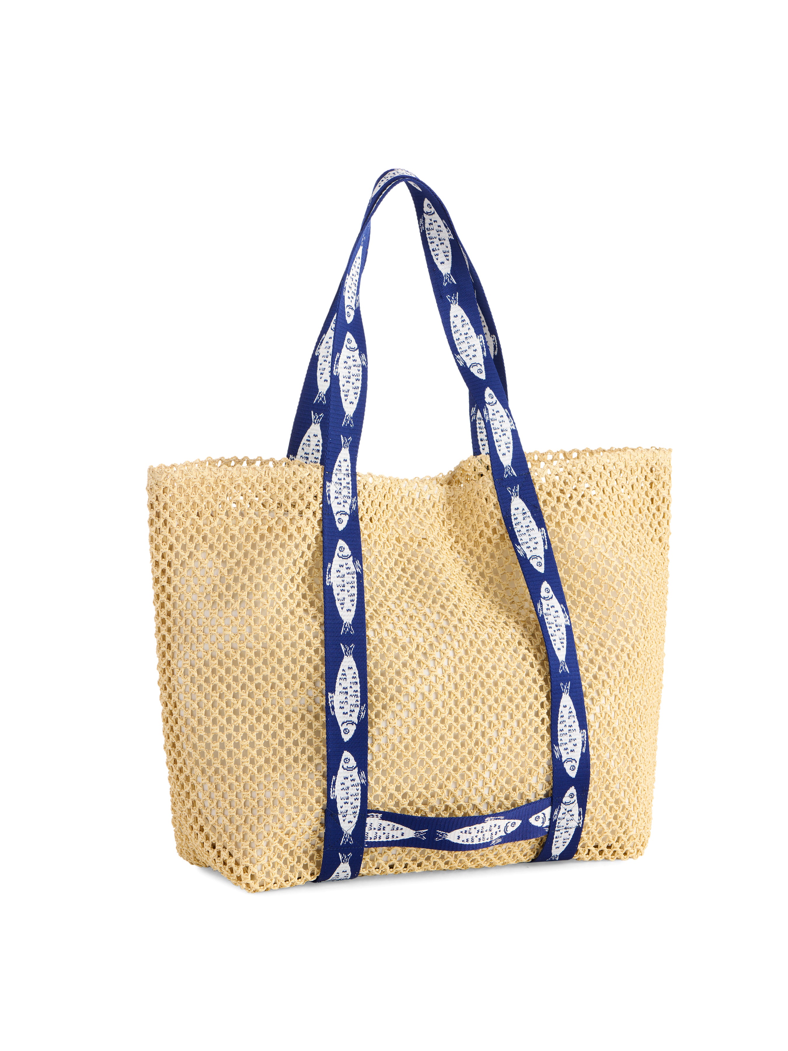 Shiraleah Fisher Tote and Hat Set, Navy