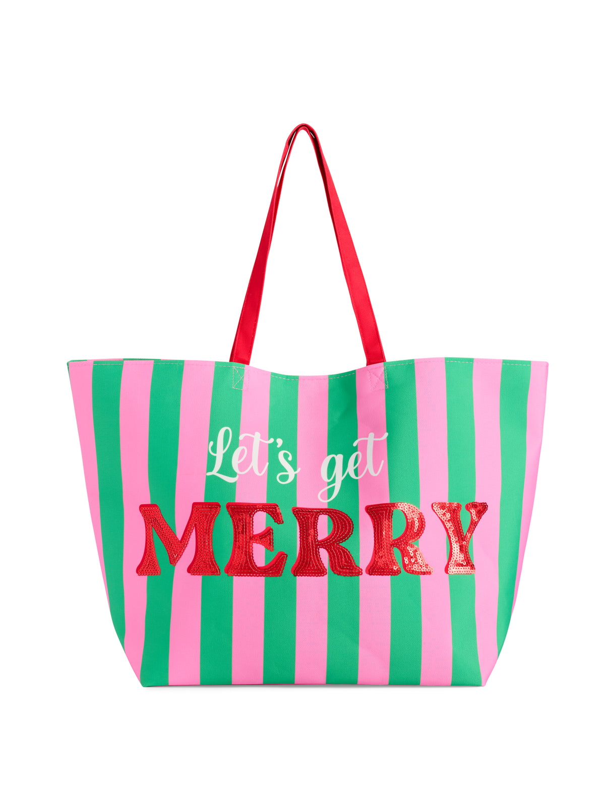 Shiraleah "Let's Get Merry" Gifting Tote, Multi
