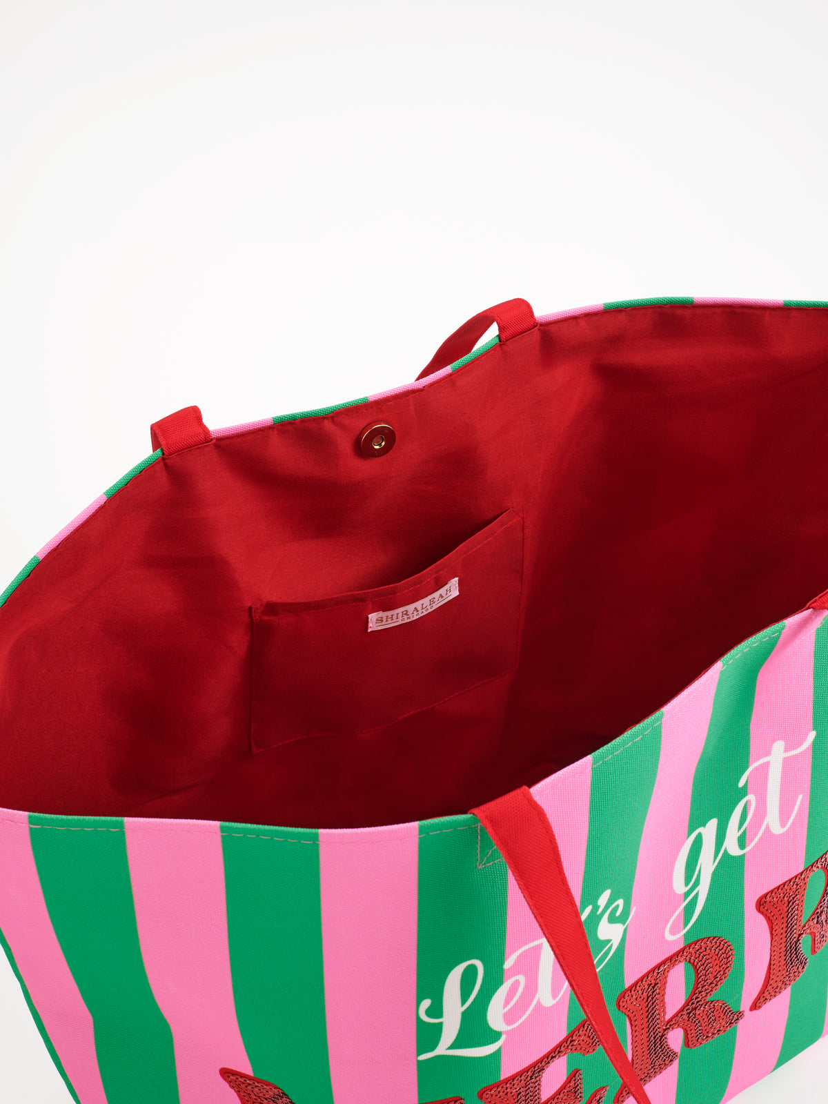 Shiraleah "Let's Get Merry" Gifting Tote, Multi