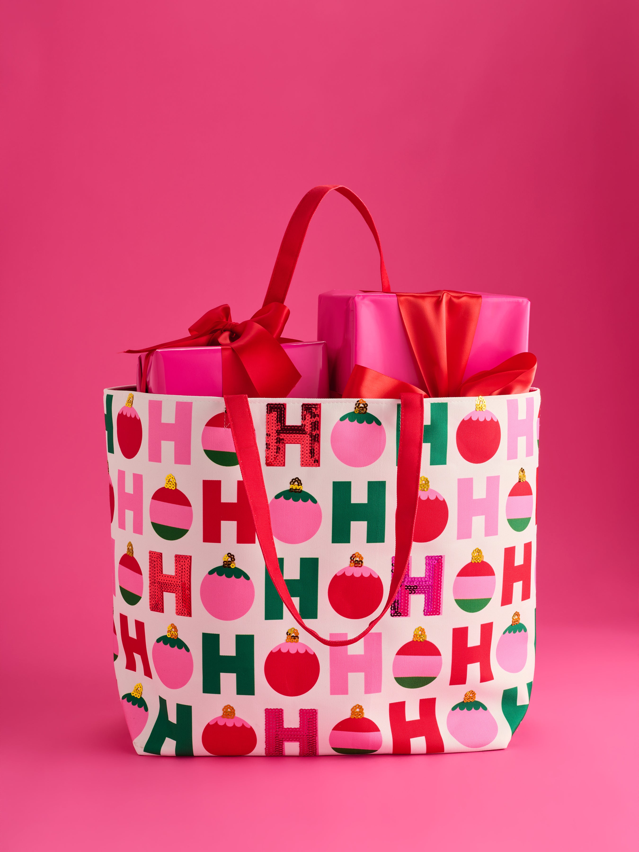 Shiraleah "Ho Ho Ho" Gifting Tote, Multi