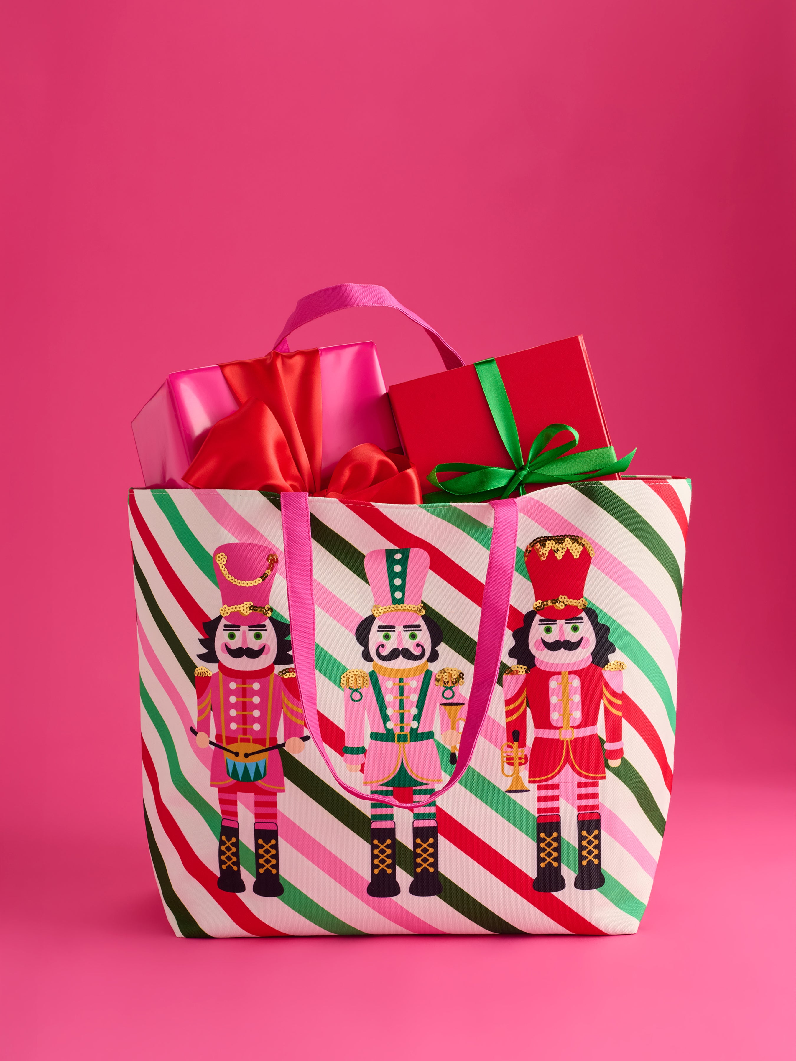 Shiraleah Nutcrackers Gifting Tote, Multi