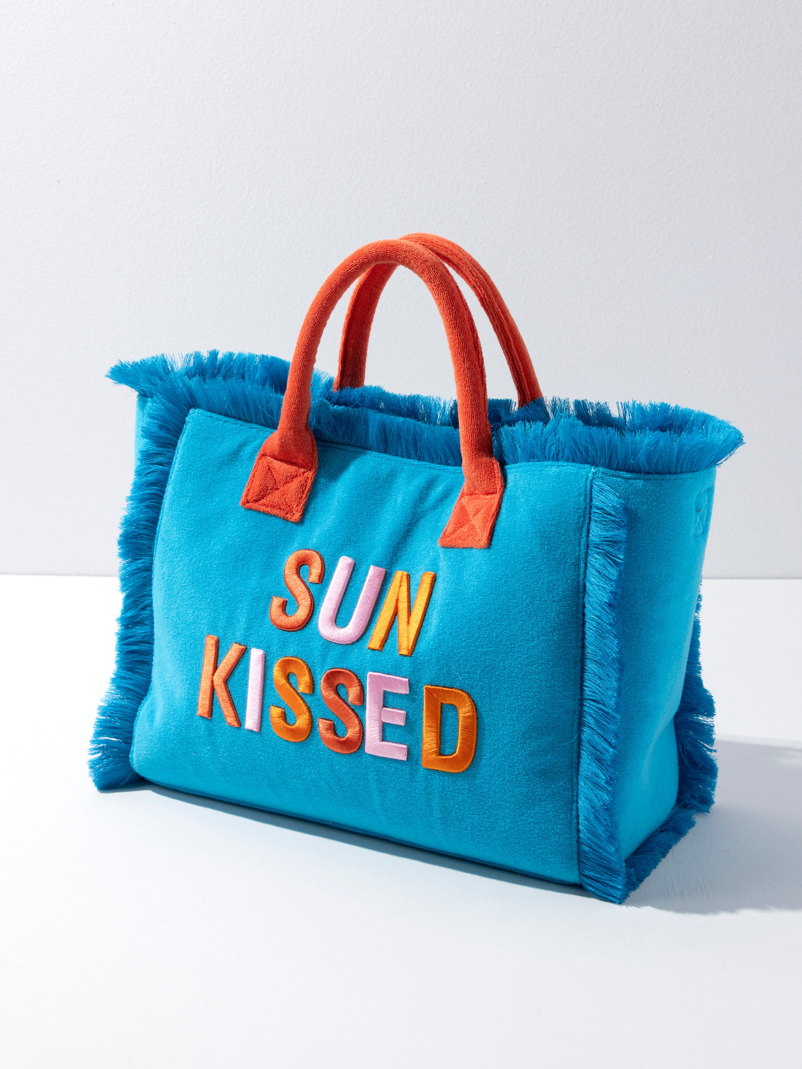 Shiraleah Cabana "Sun Kissed" Tote, Aqua