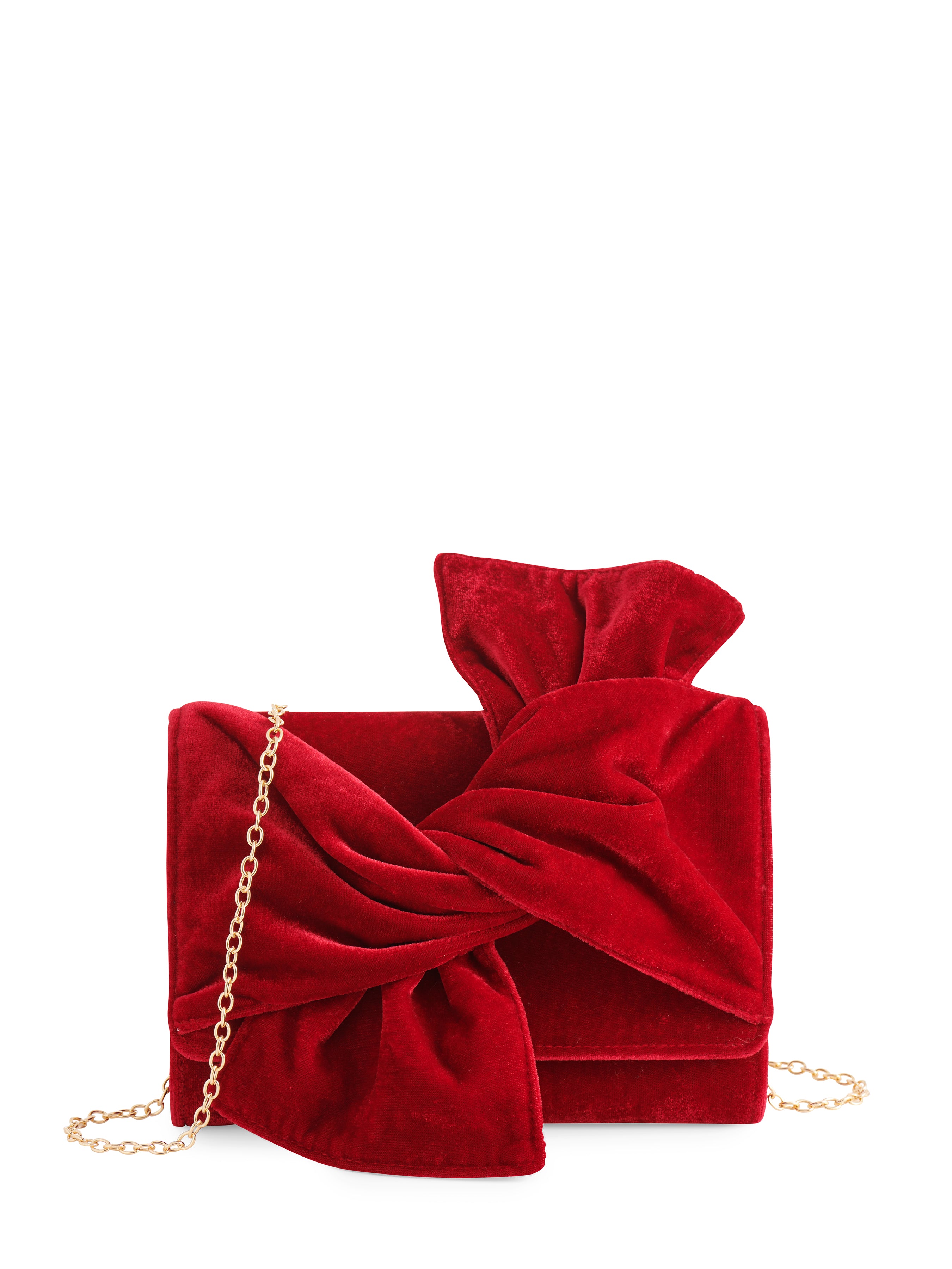 Shiraleah Cora Clutch CRIMSON