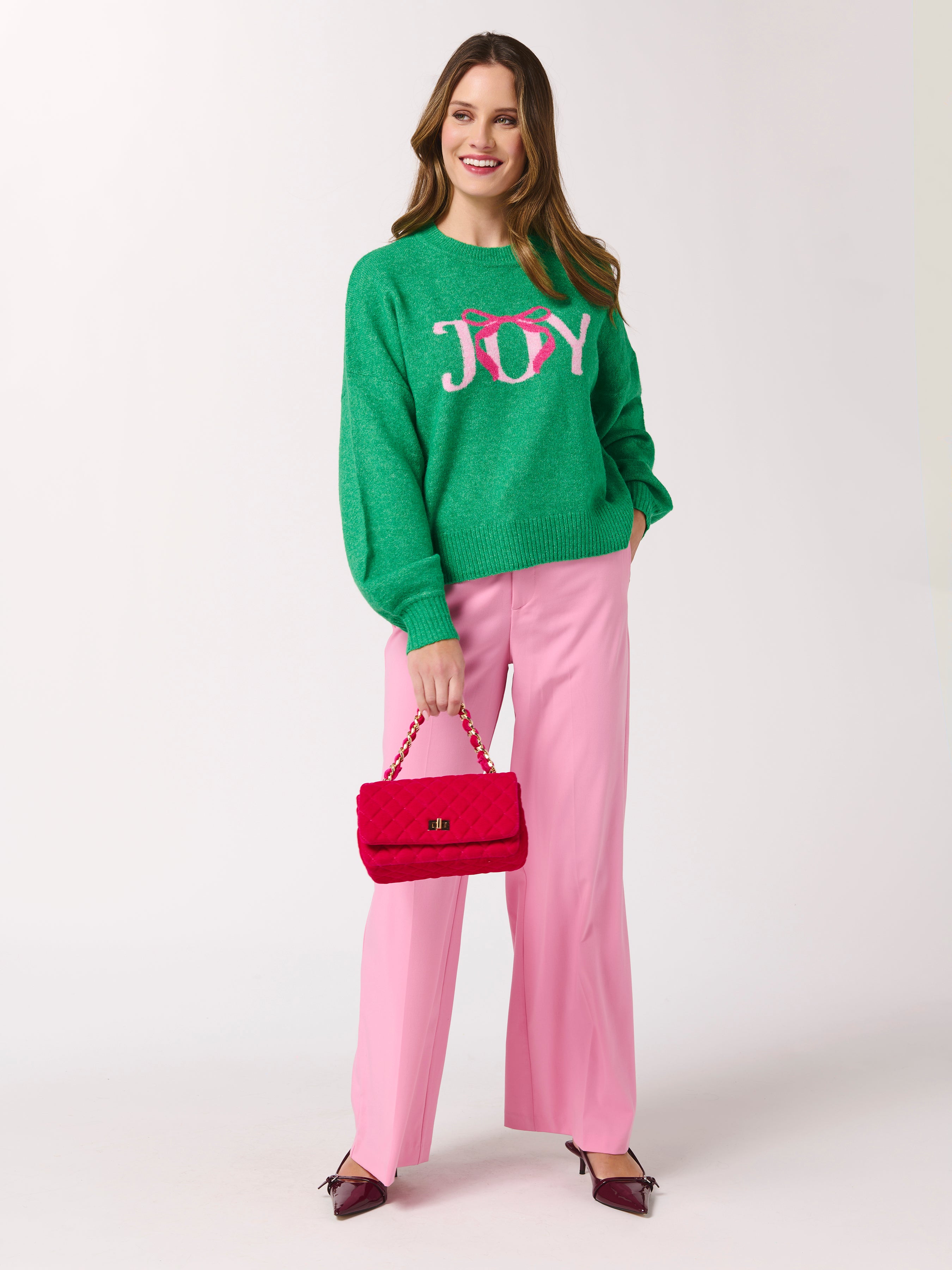 Shiraleah Evelyn Shoulder Bag MAGENTA