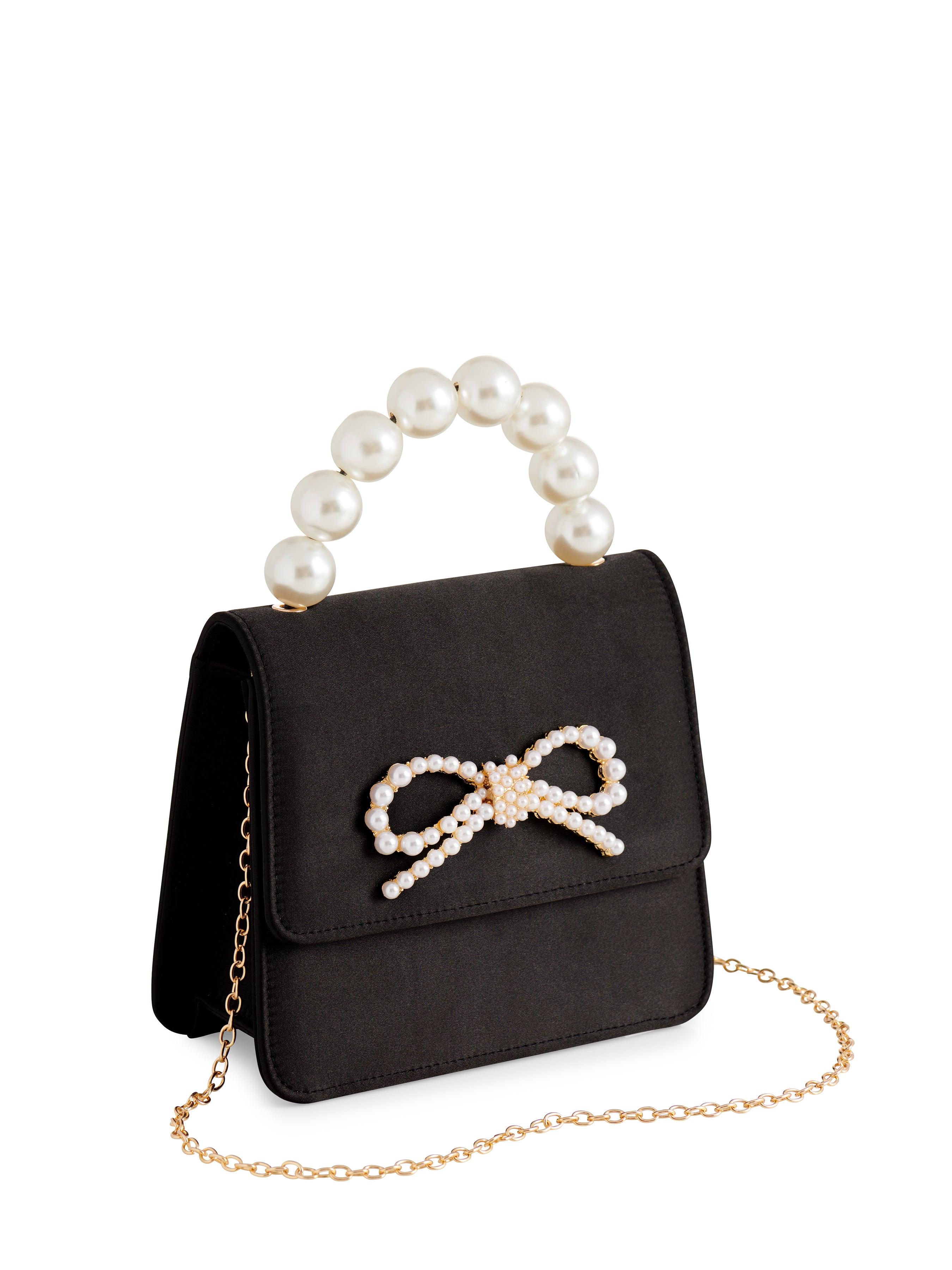 Shiraleah Maude Mini Top Handle Bag BLACK