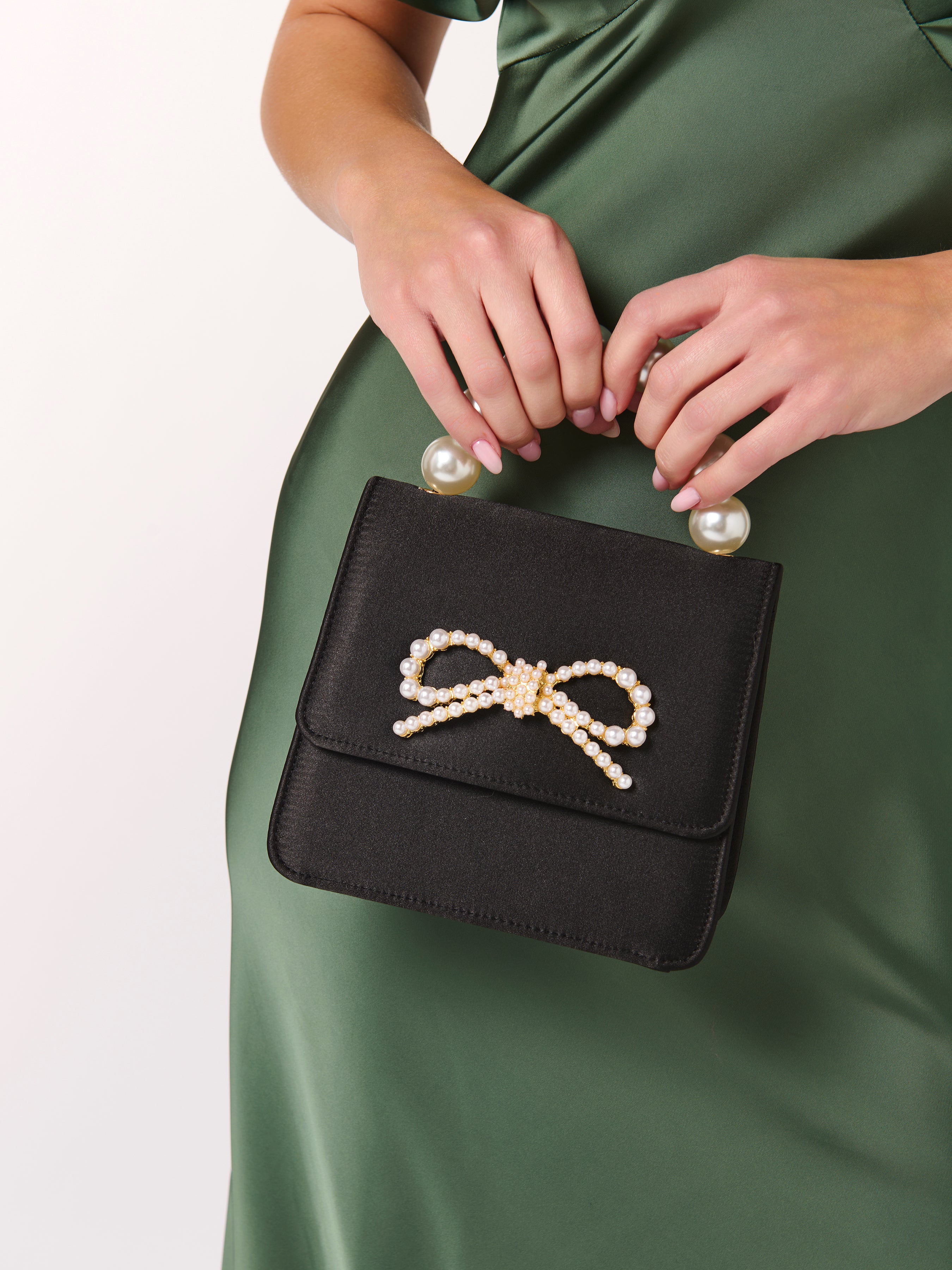 Shiraleah Maude Mini Top Handle Bag BLACK