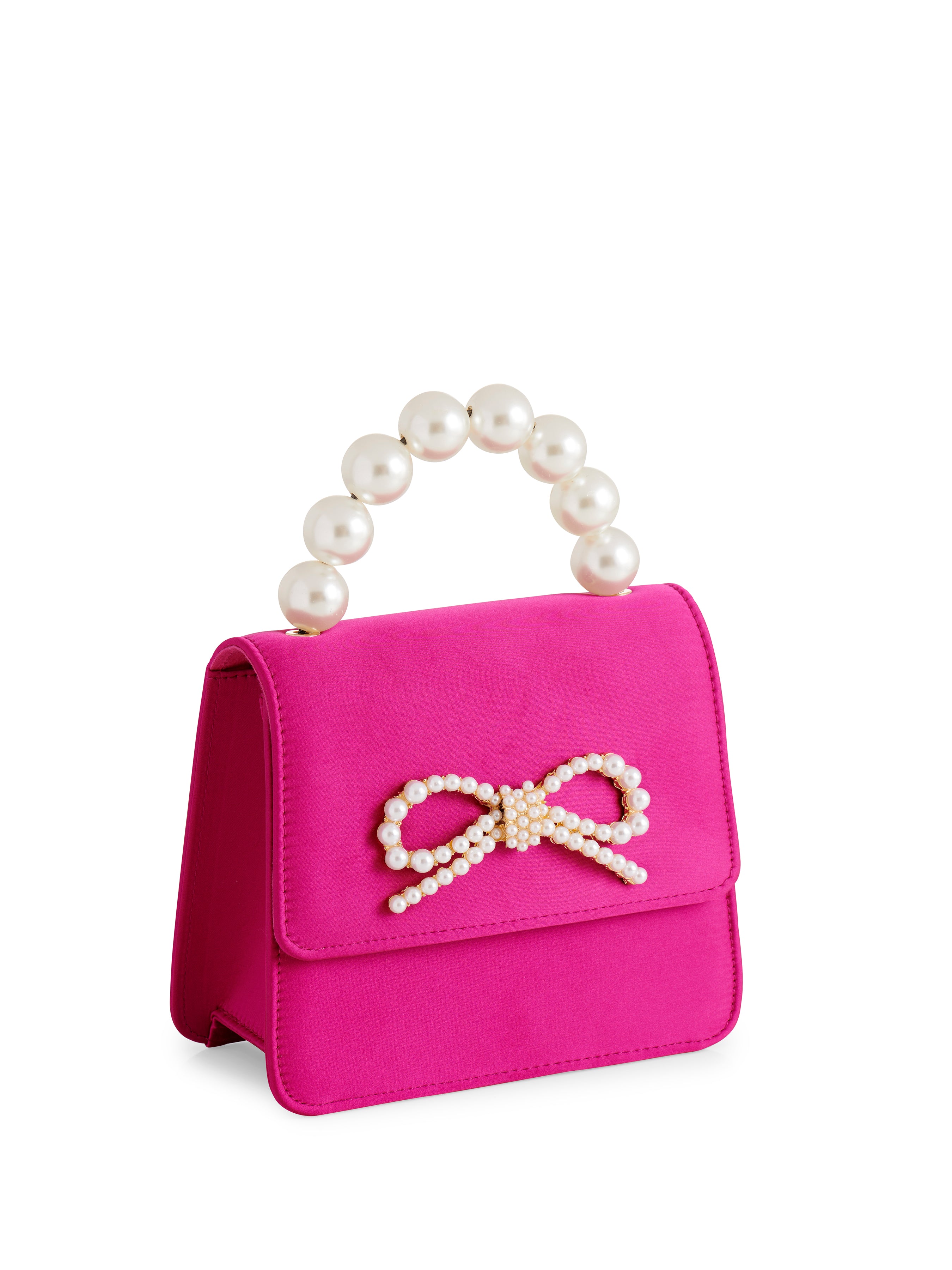Shiraleah Maude Mini Top Handle Bag MAGENTA