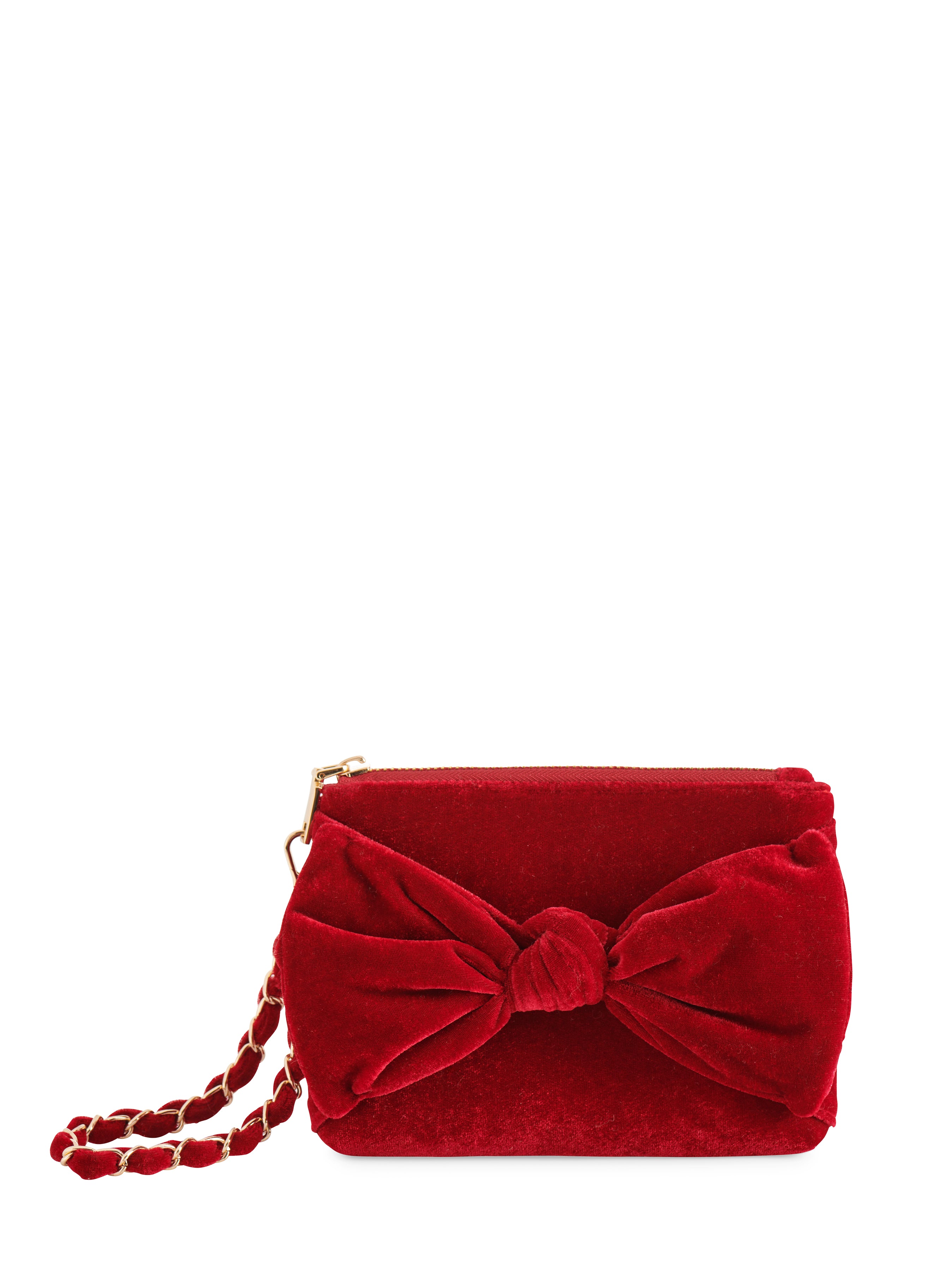 Shiraleah Bea Bow Wristlet CRIMSON