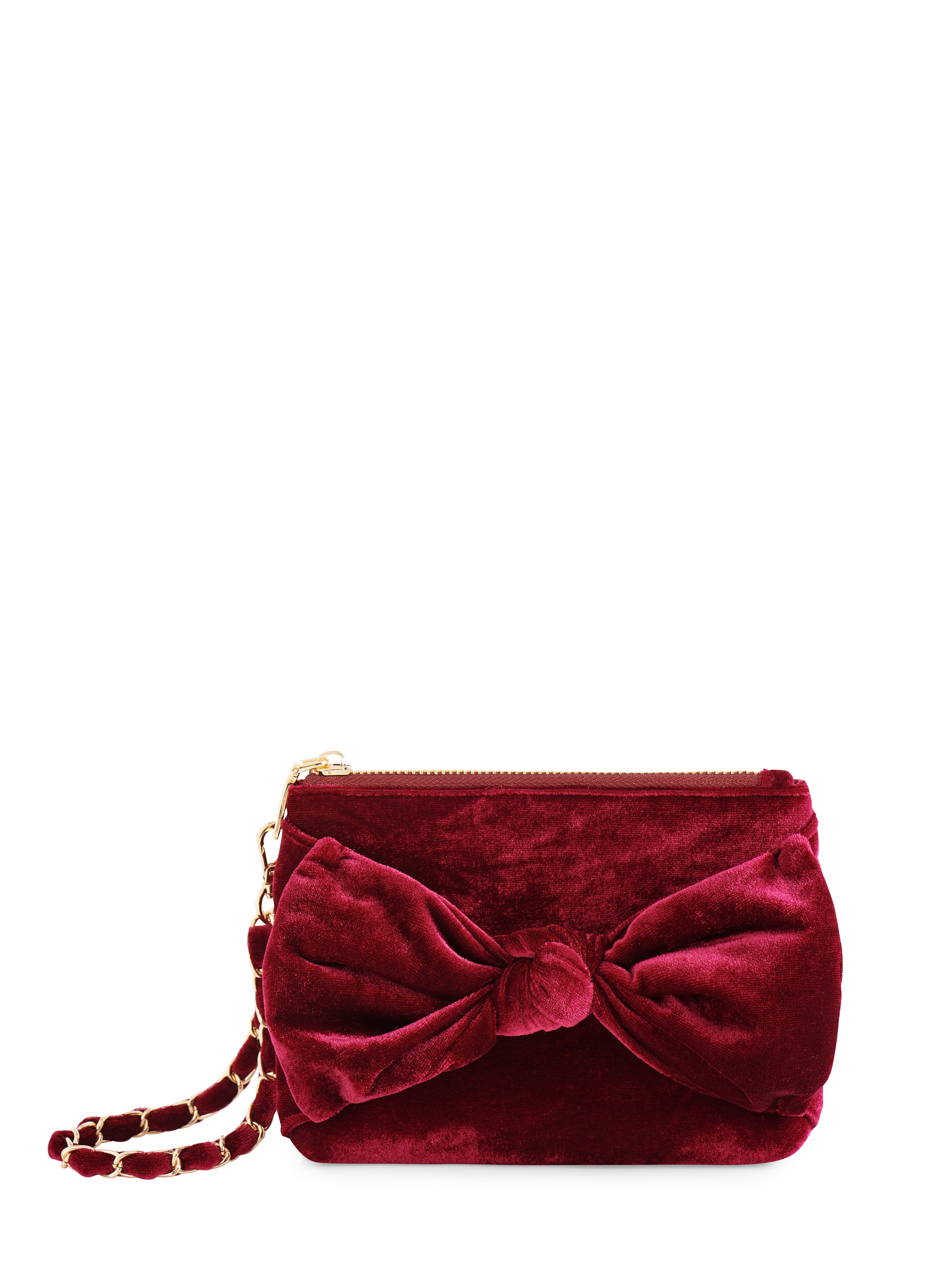 Shiraleah Bea Bow Wristlet WINE
