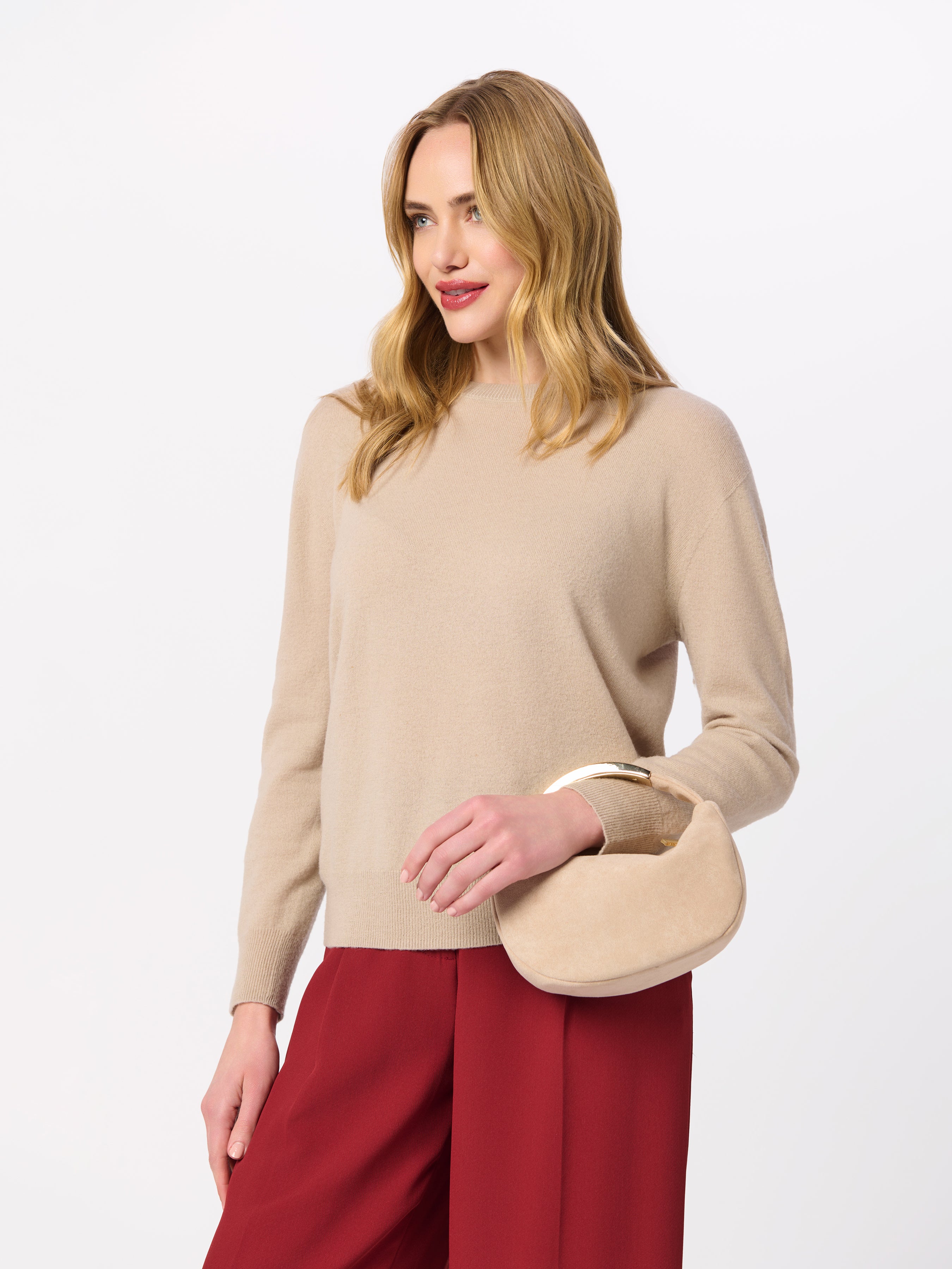 Shiraleah Luna Top Handle Bag BONE / OS