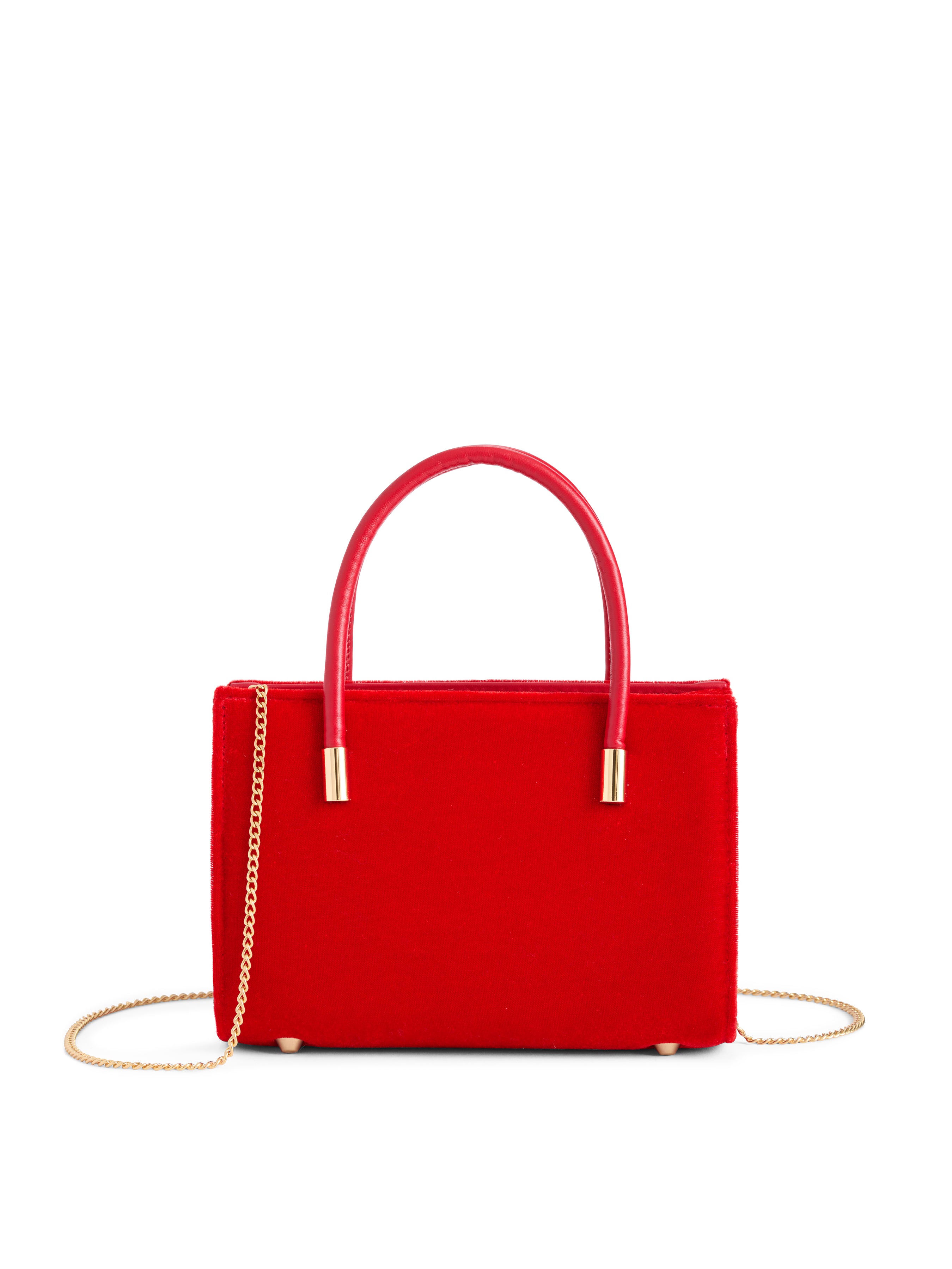 Shiraleah Charlotte Top Handle Bag SCARLET / OS