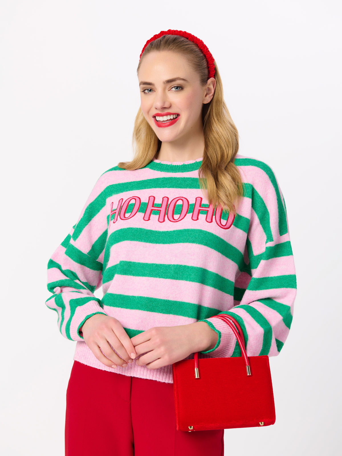 Shiraleah Charlotte Top Handle Bag SCARLET / OS