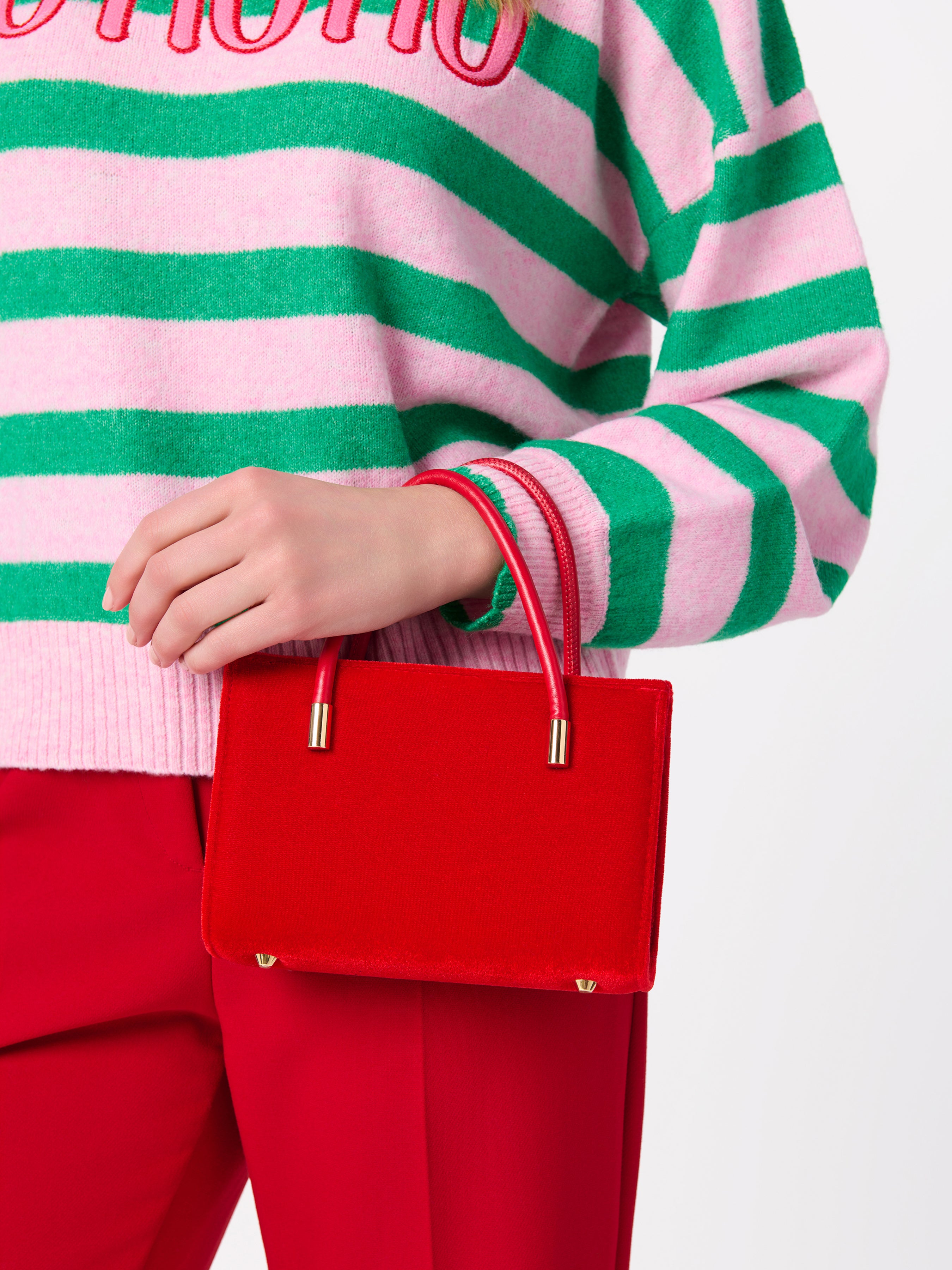 Shiraleah Charlotte Top Handle Bag SCARLET / OS