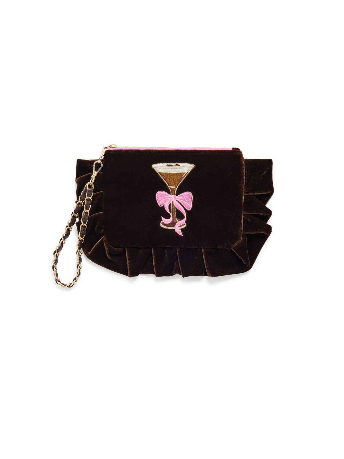 Shiraleah Espresso Martini Wristlet, Chocolate