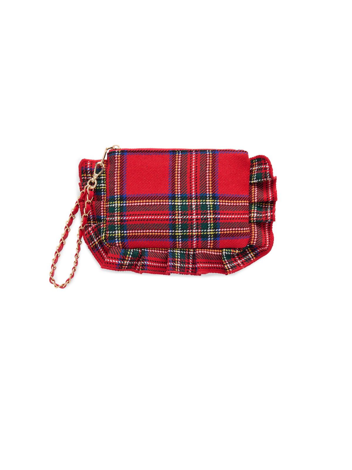 Shiraleah Scottie Ruffle Wristlet RED / OS