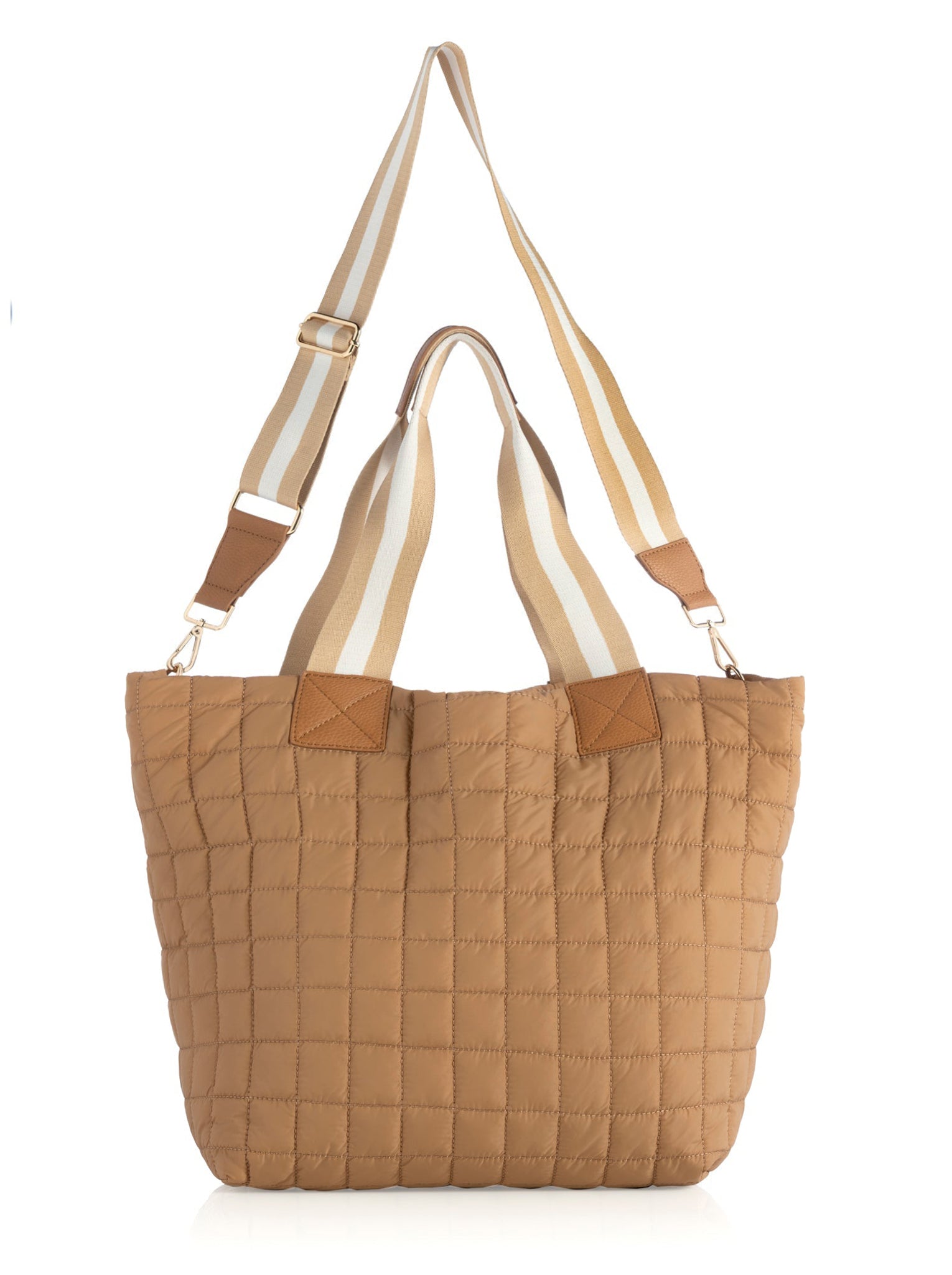 Shiraleah Ezra Travel Tote TAN