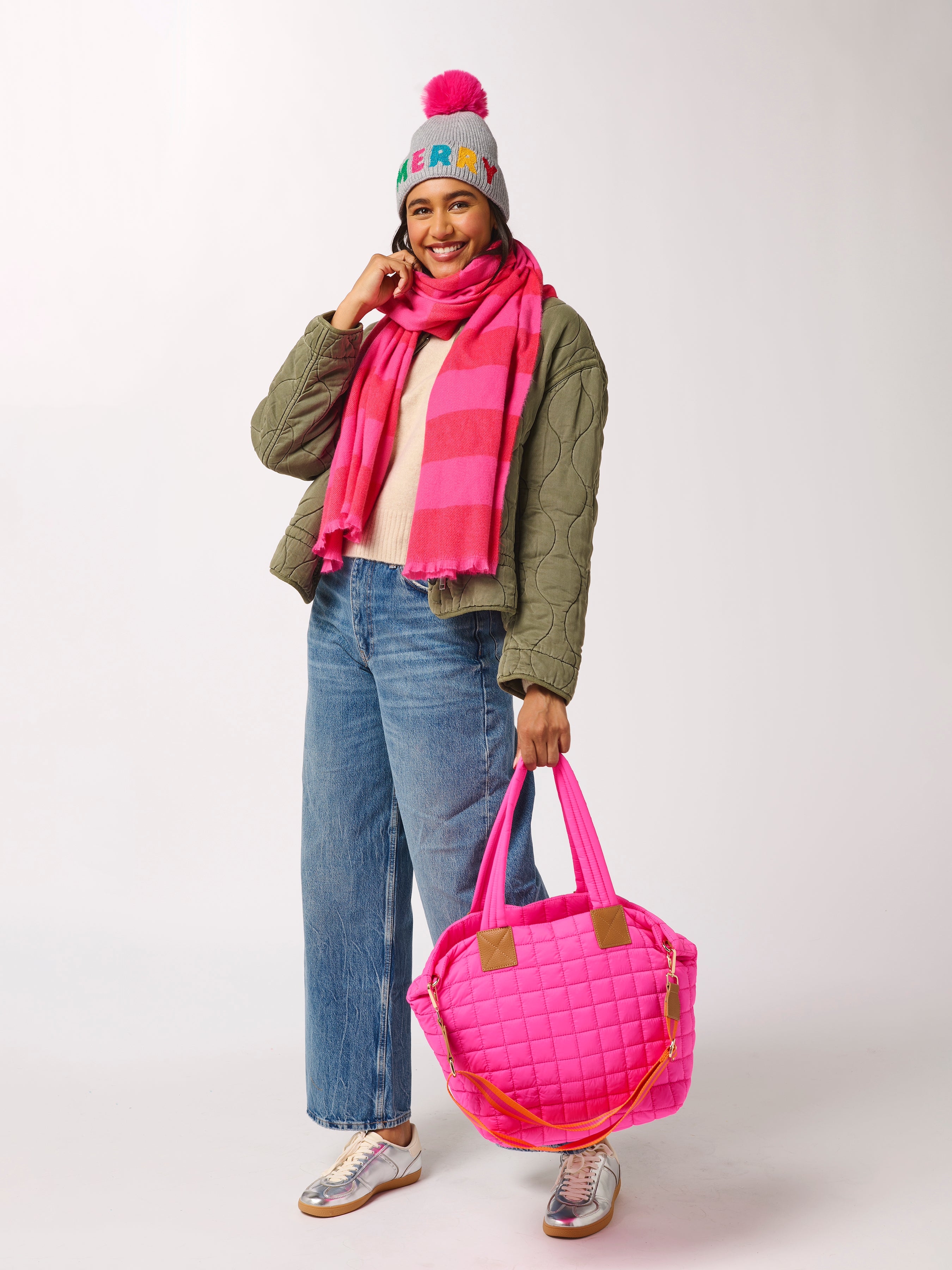 Shiraleah Ezra Tote MAGENTA