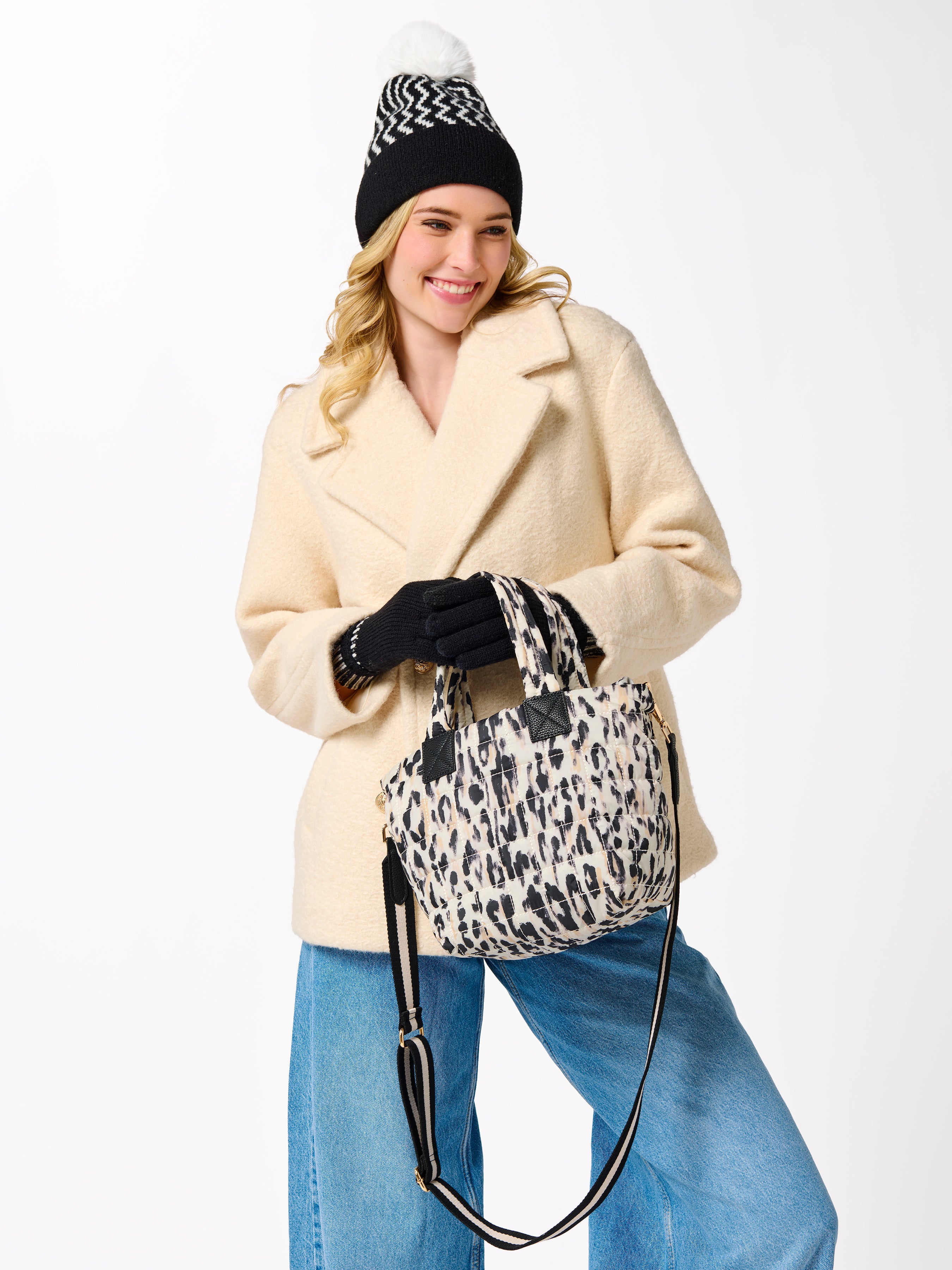 Shiraleah Ezra Mini Tote Cross-Body LEOPARD