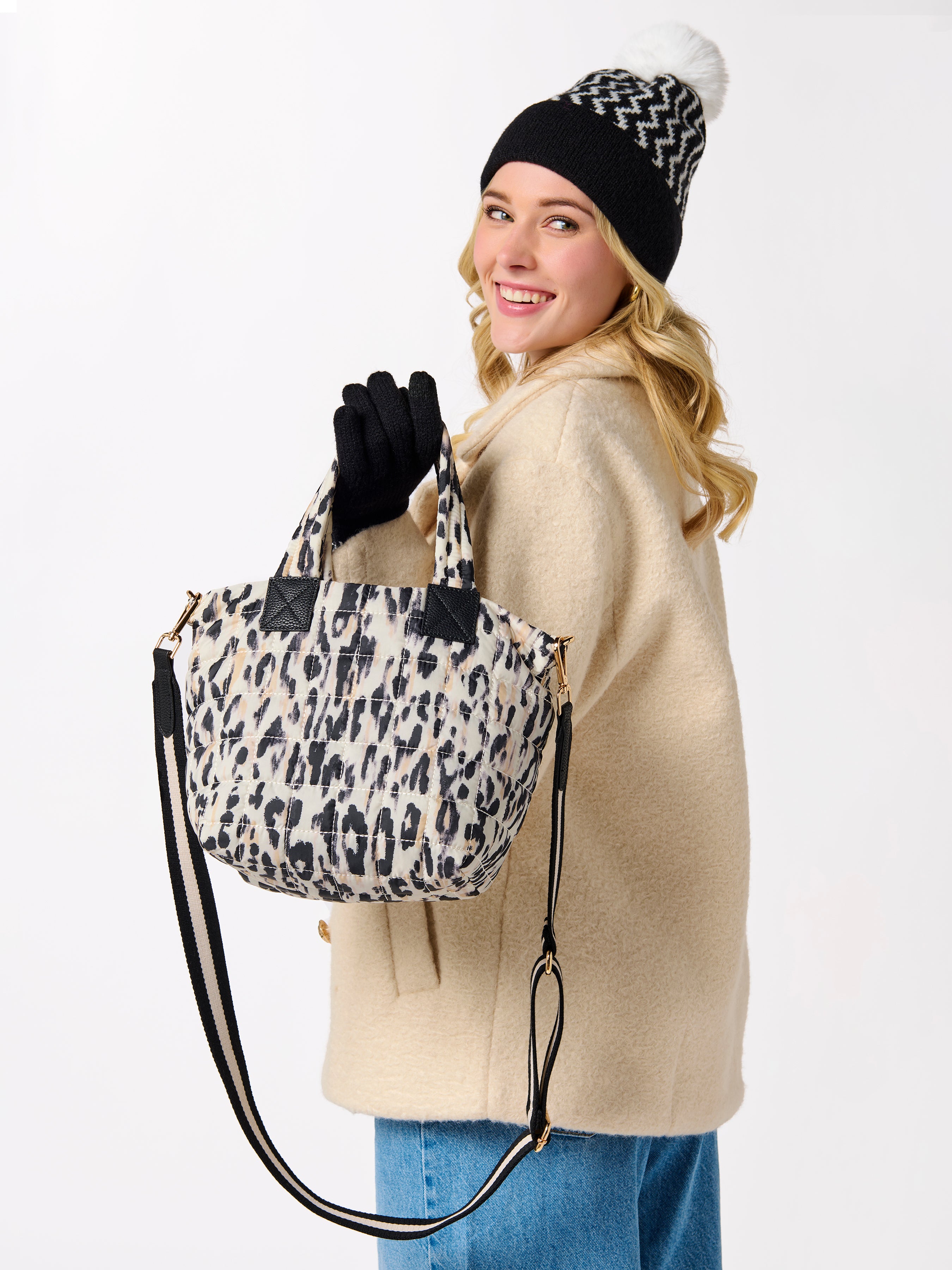 Shiraleah Ezra Mini Tote Cross-Body LEOPARD