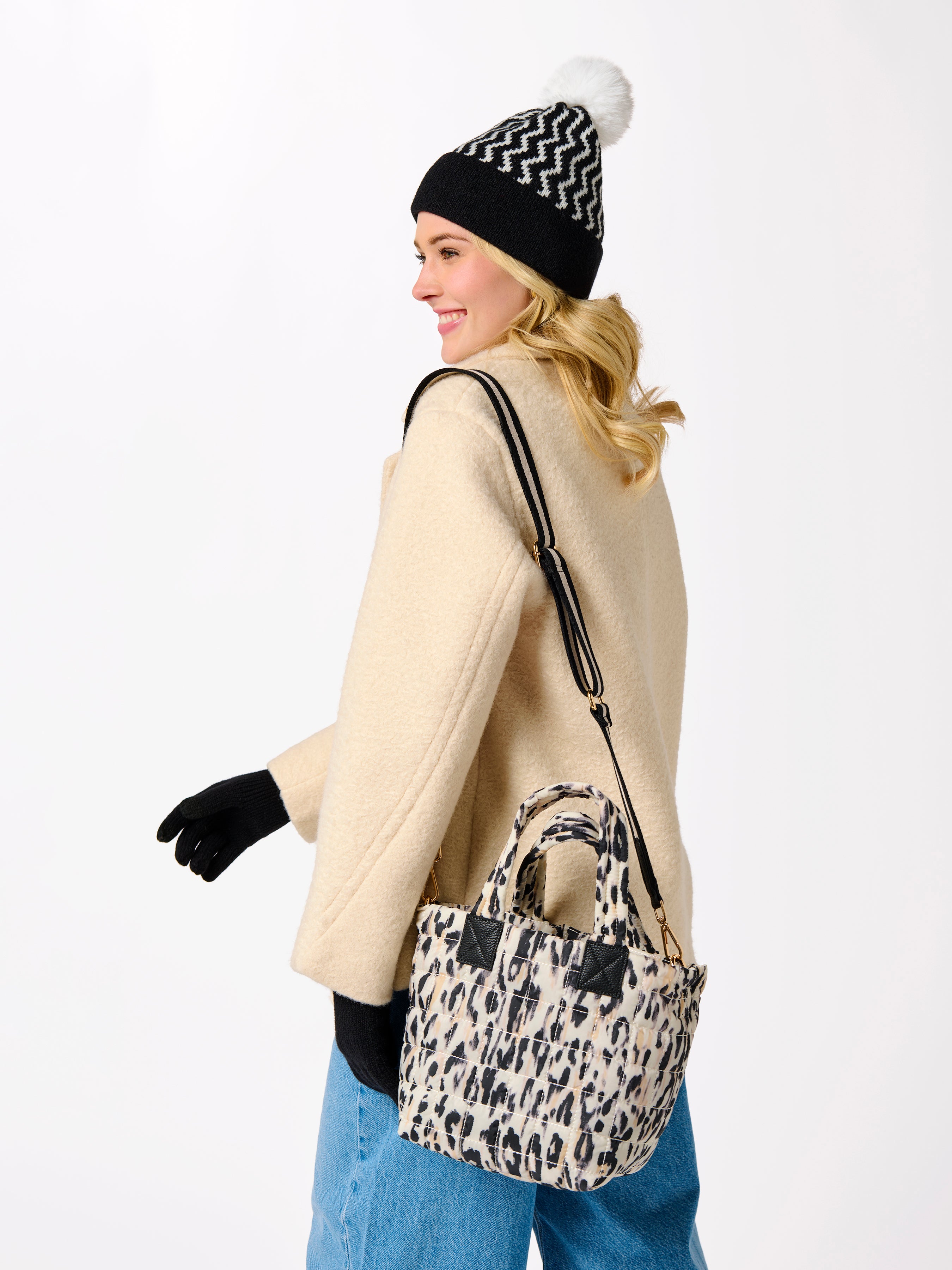 Shiraleah Ezra Mini Tote Cross-Body LEOPARD