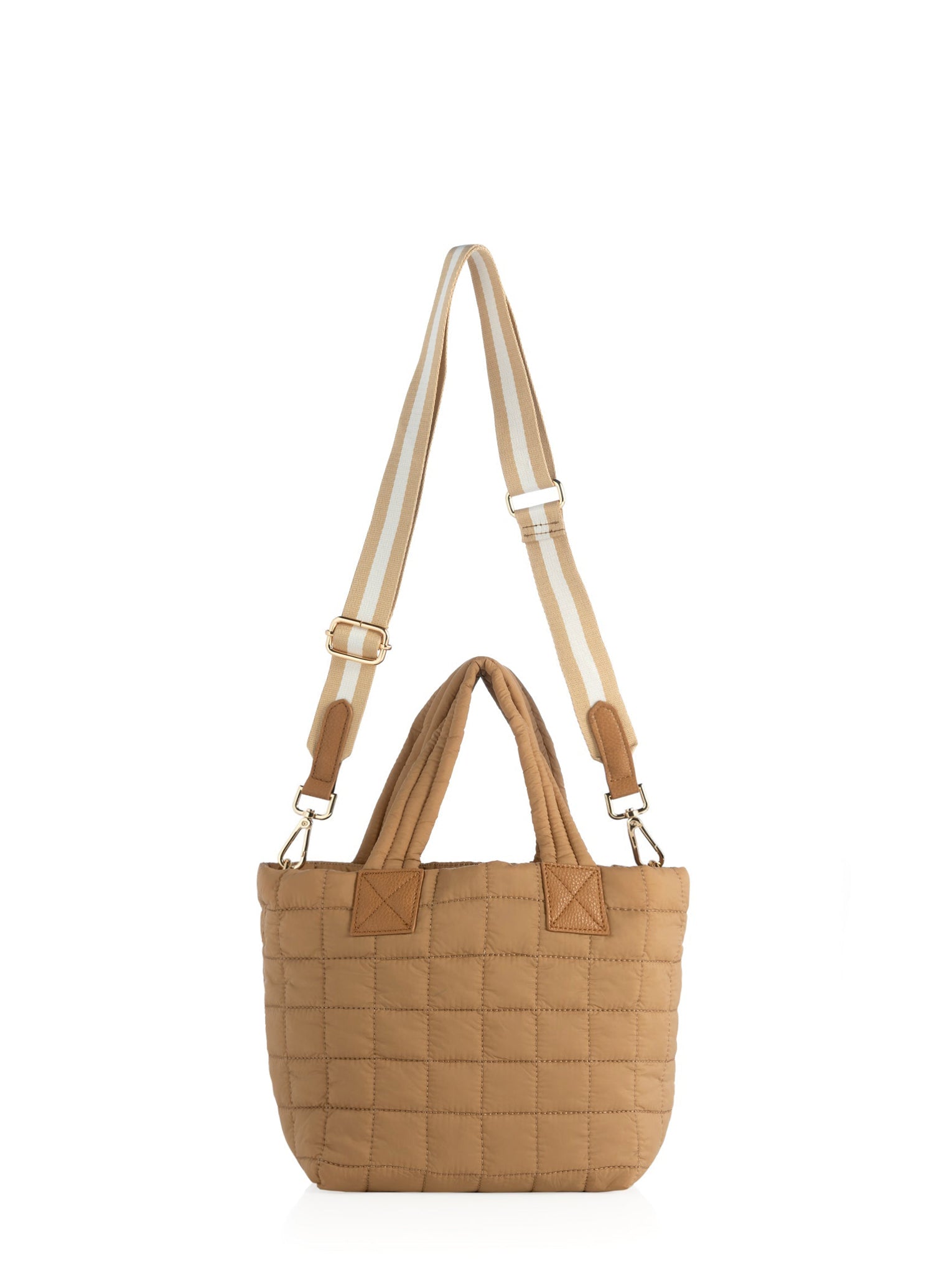 Shiraleah Ezra Mini Tote Cross-Body TAN