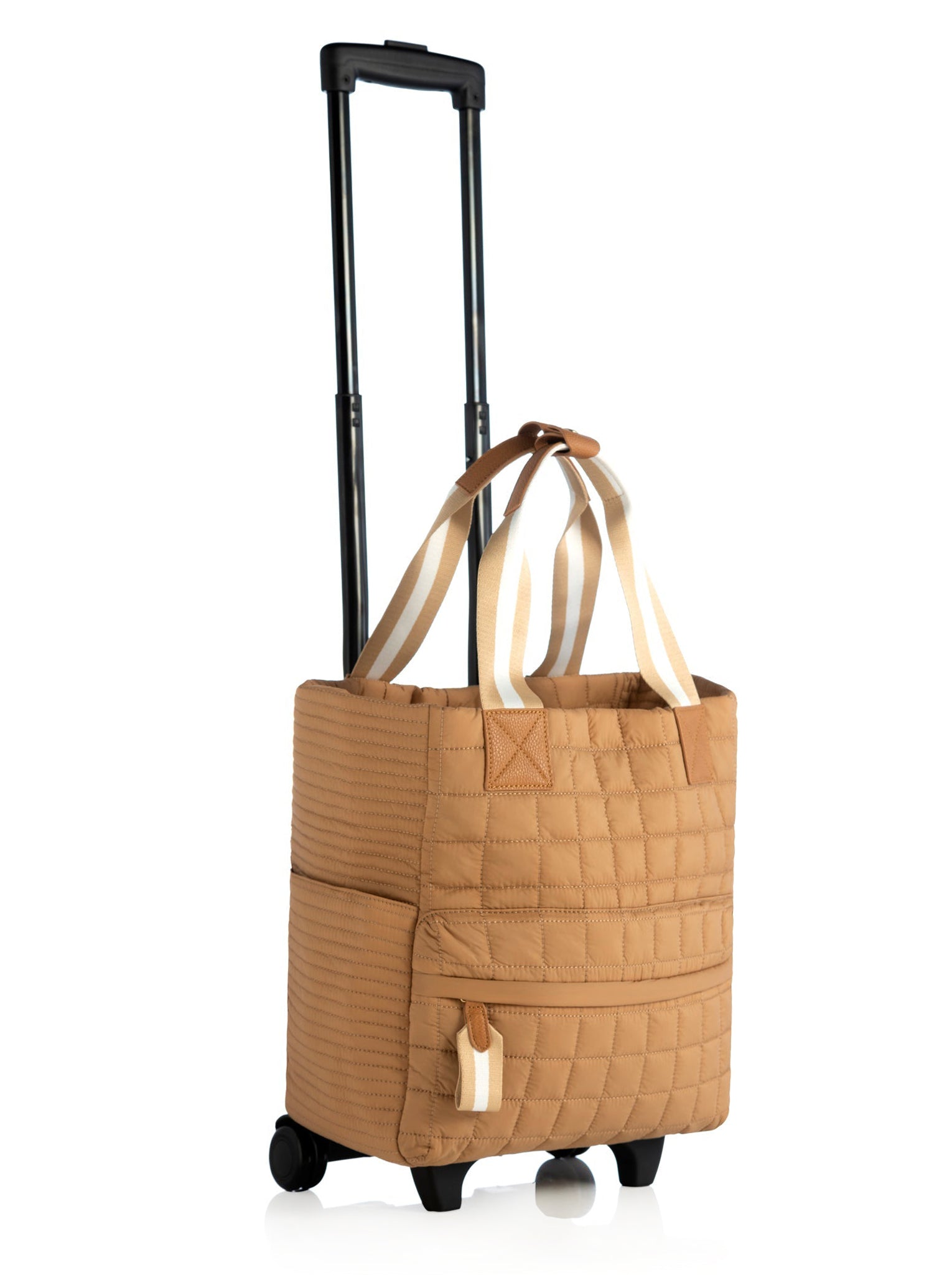 Shiraleah Ezra Roller Tote TAN