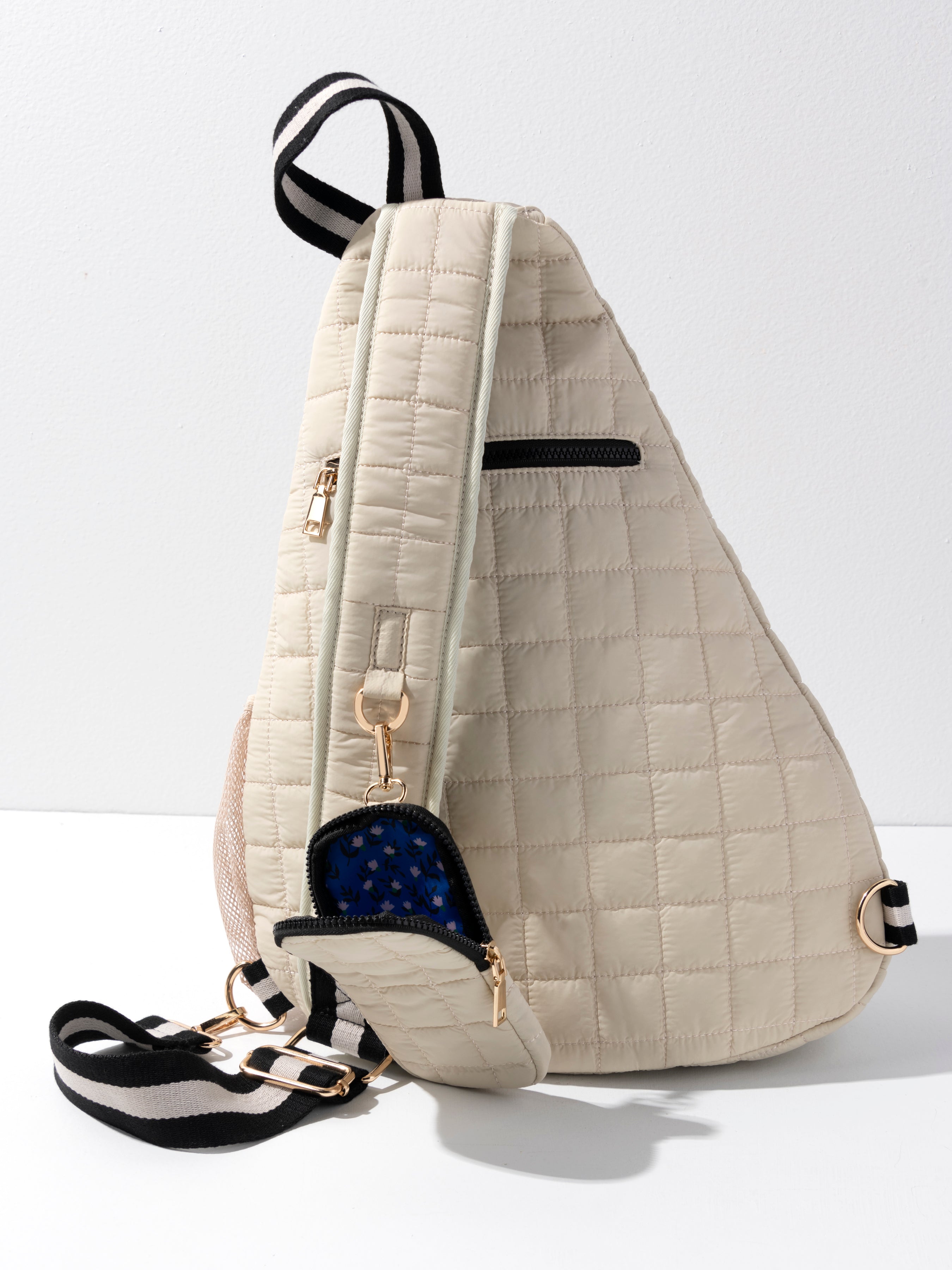 Shiraleah Ezra Sling Bag IVORY