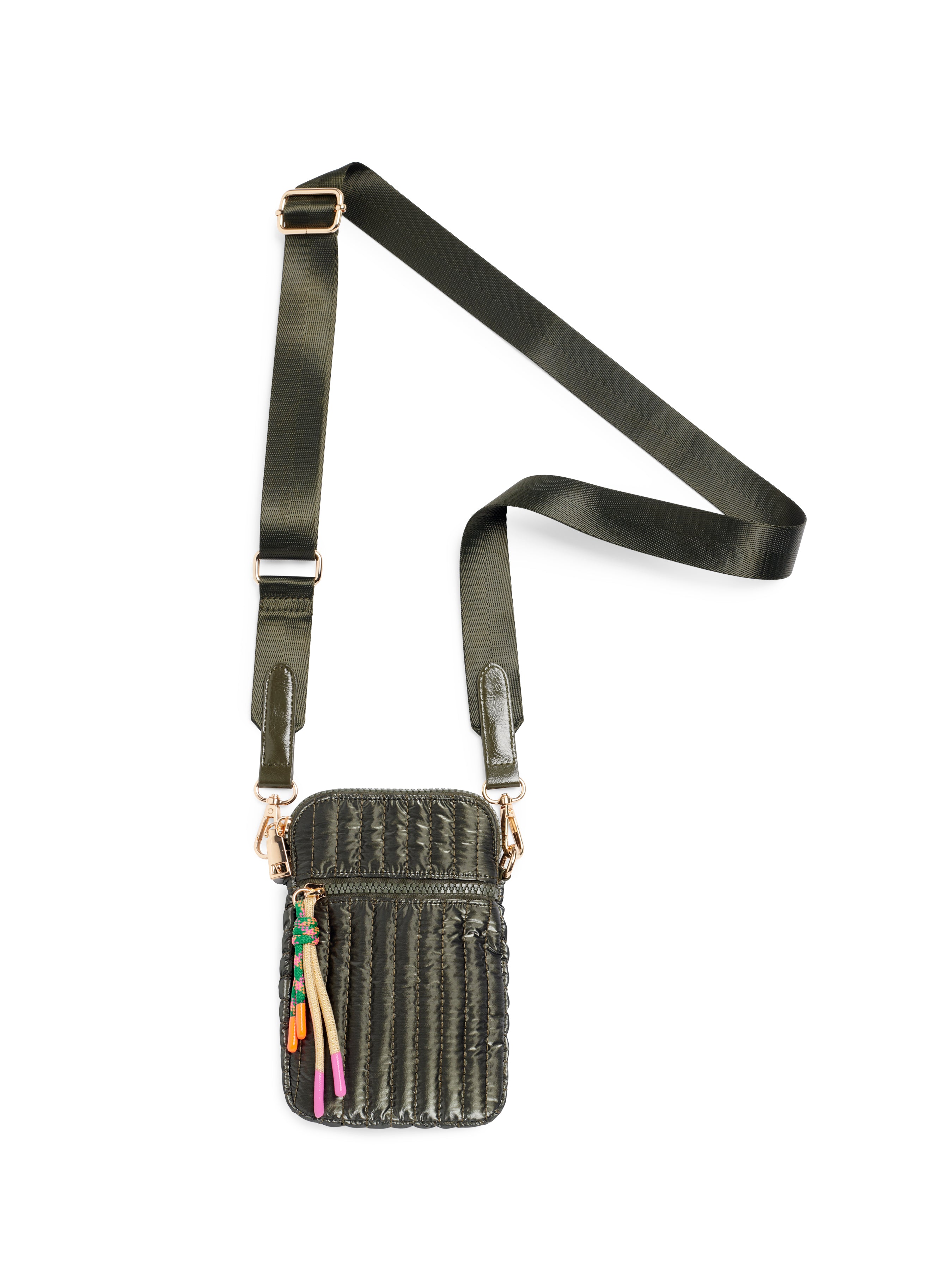 Shiraleah Logan Phone Holder OLIVE