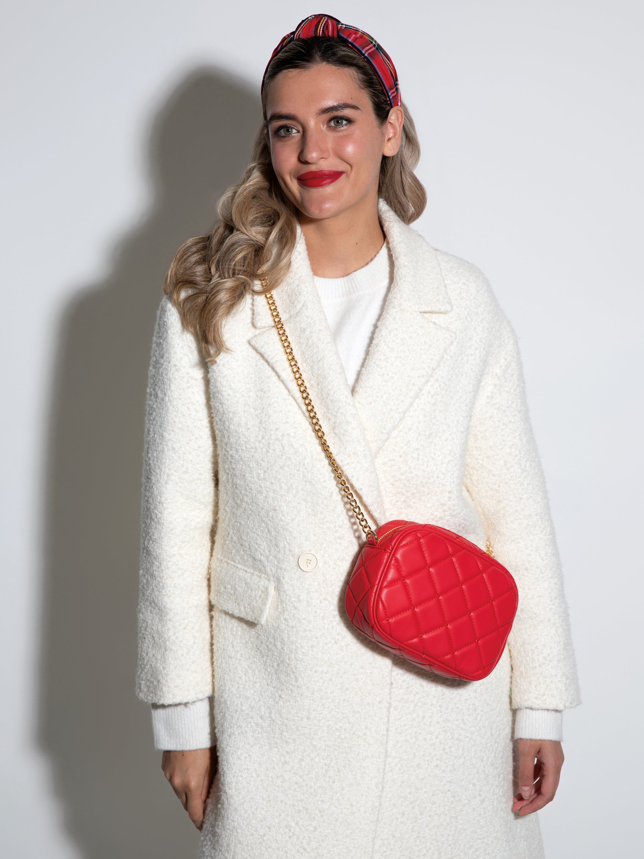 Shiraleah Mademoiselle Camera Bag RED