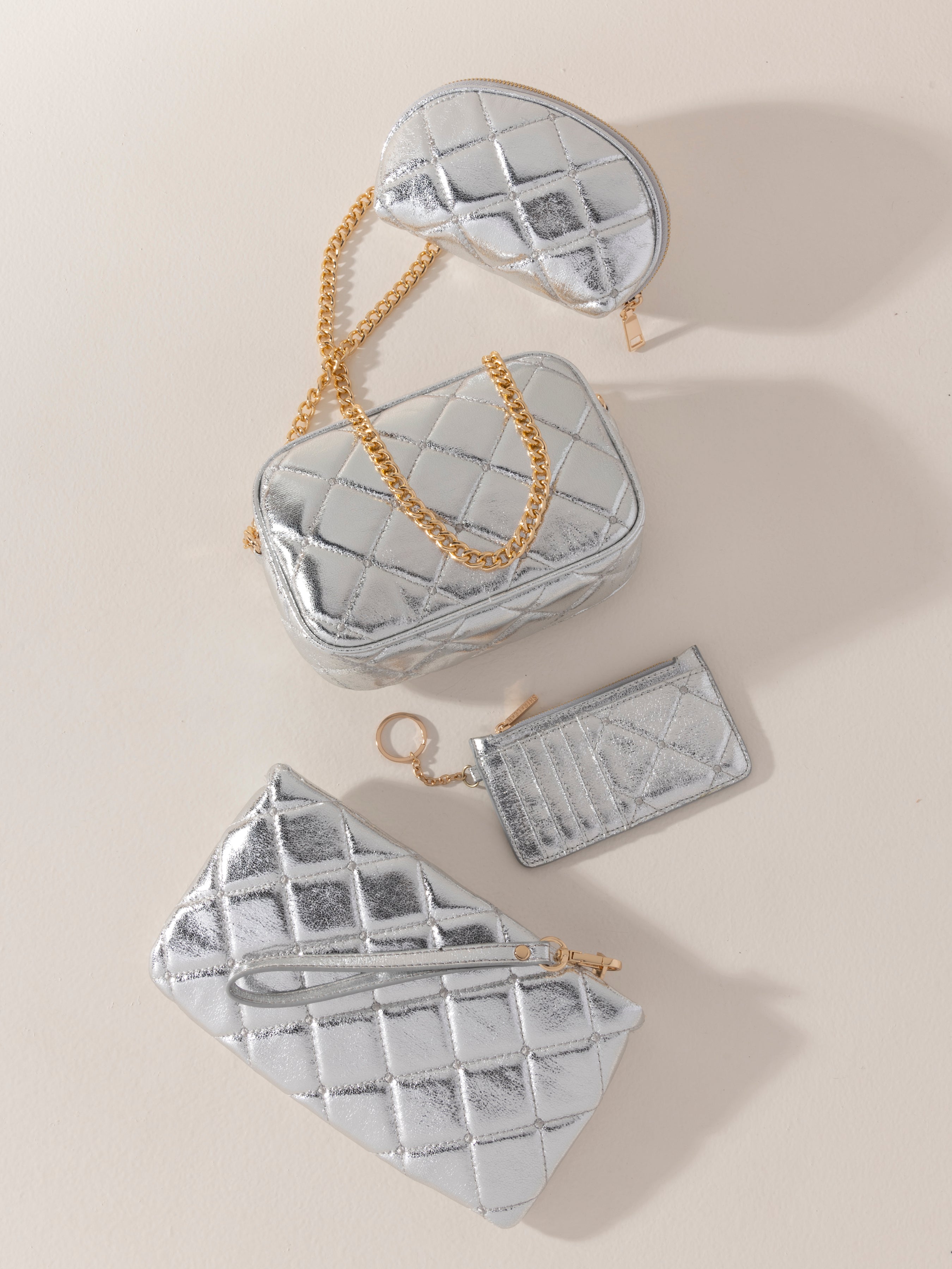 Shiraleah Mademoiselle Camera Bag SILVER