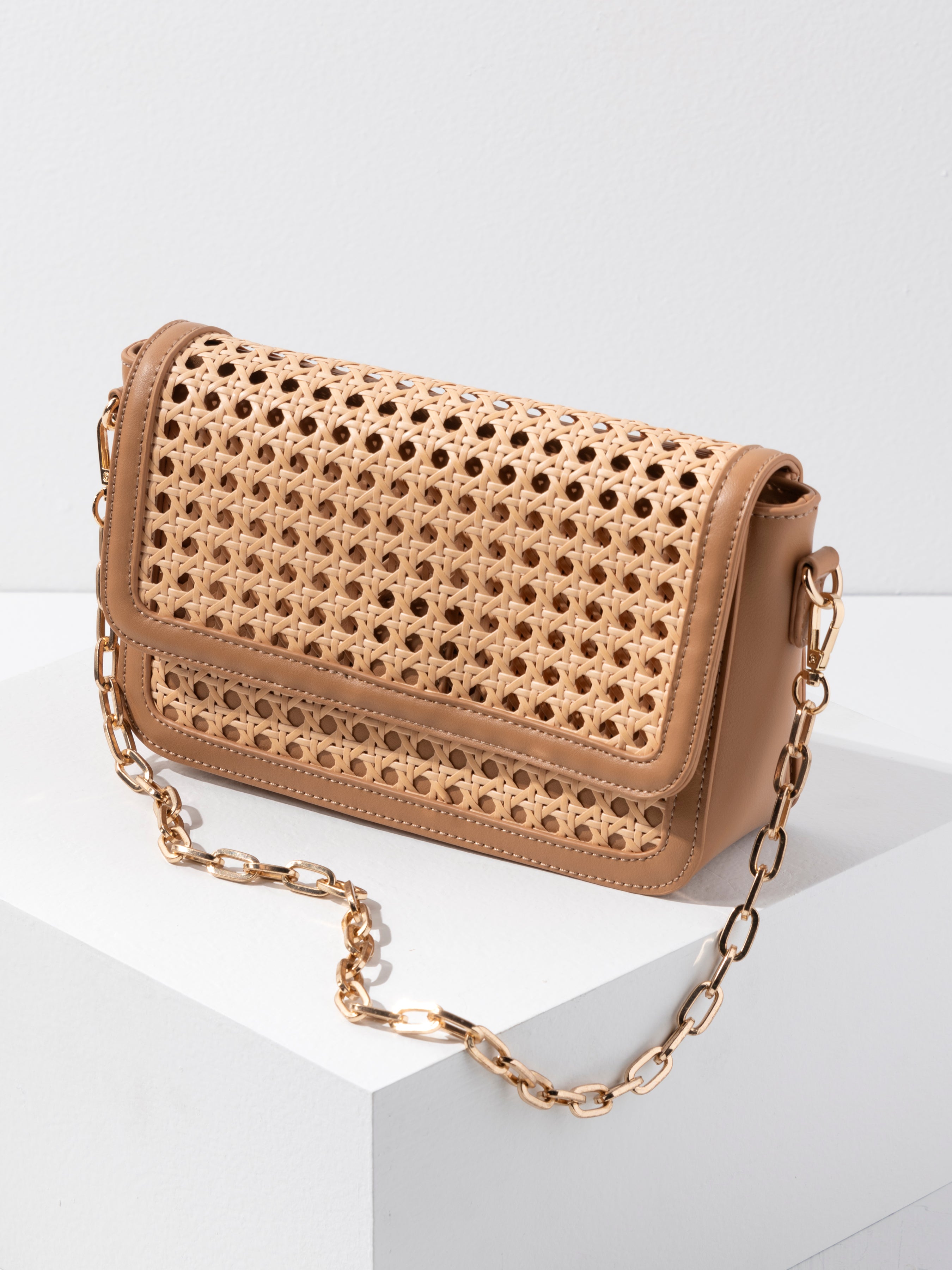 Shiraleah Soleil Shoulder Bag TAN
