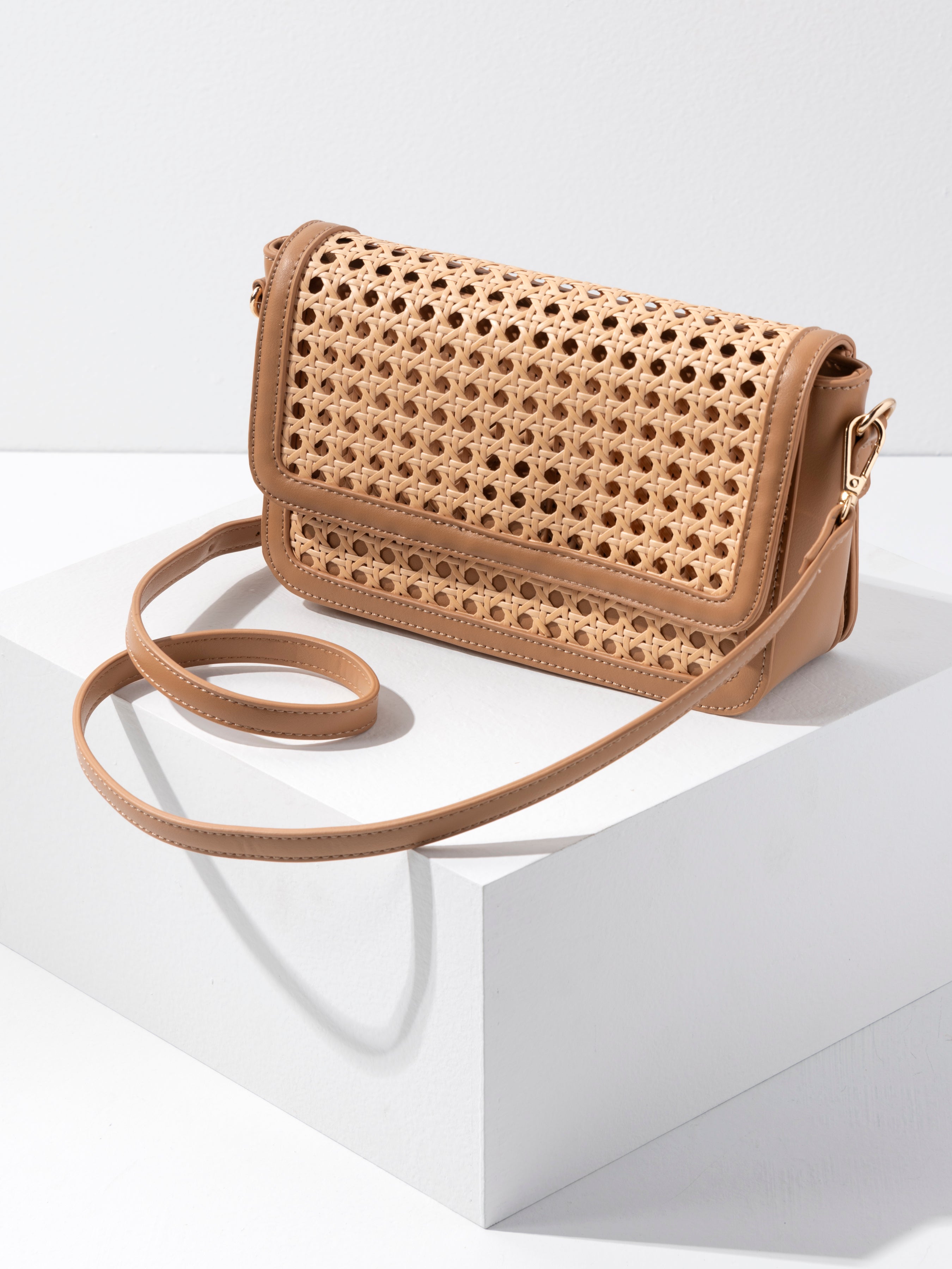 Shiraleah Soleil Shoulder Bag TAN