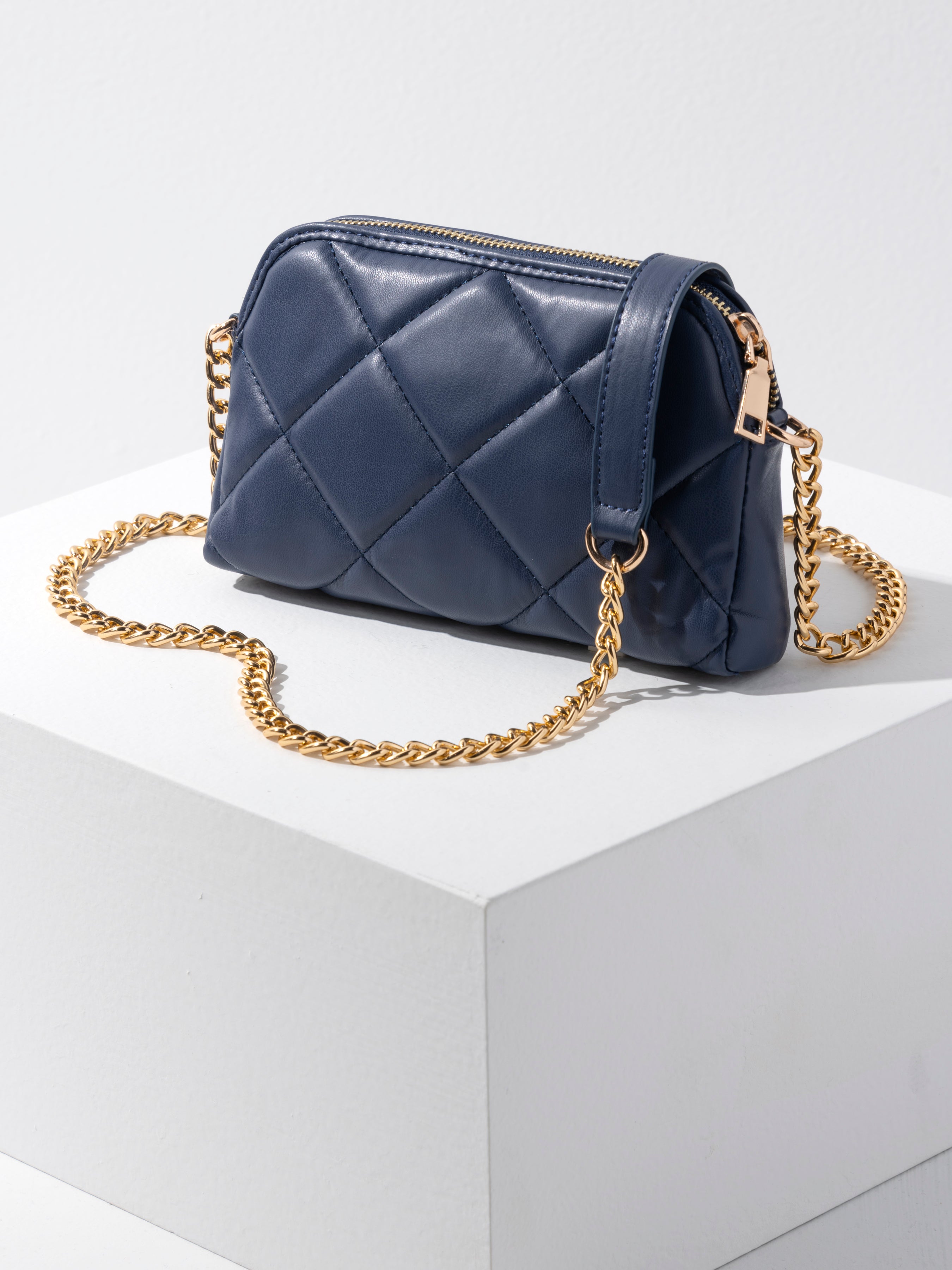 Shiraleah Mademoiselle Mini Shoulder Bag NAVY