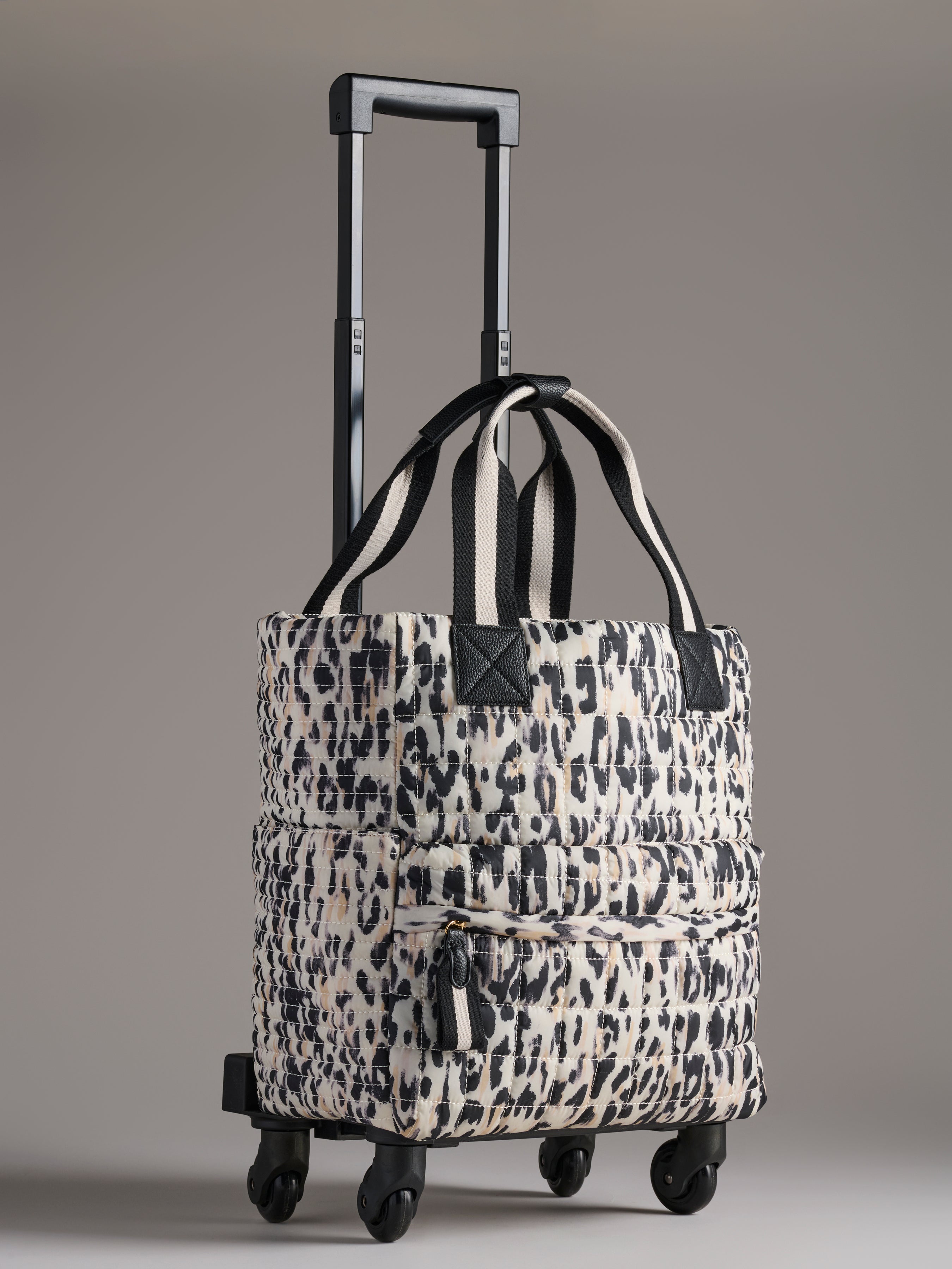 Shiraleah Ezra 360° Roller Tote LEOPARD