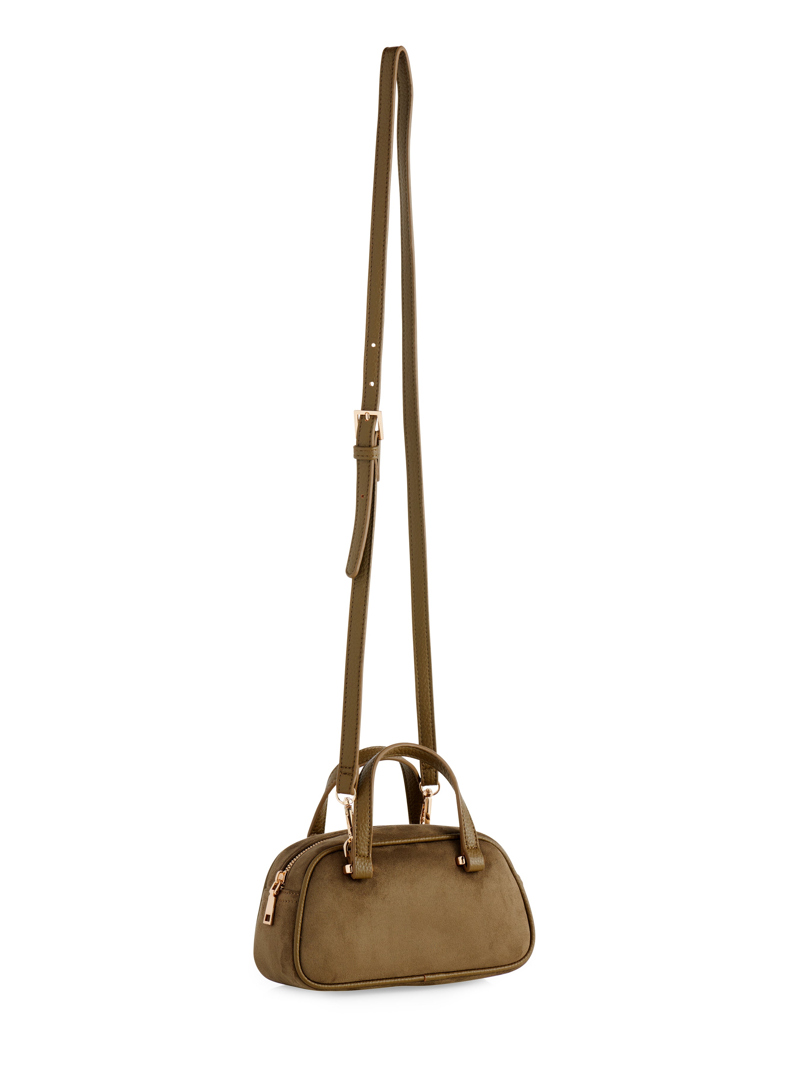 Shiraleah Vallerie Suede Mini Top Handle Bag MOSS