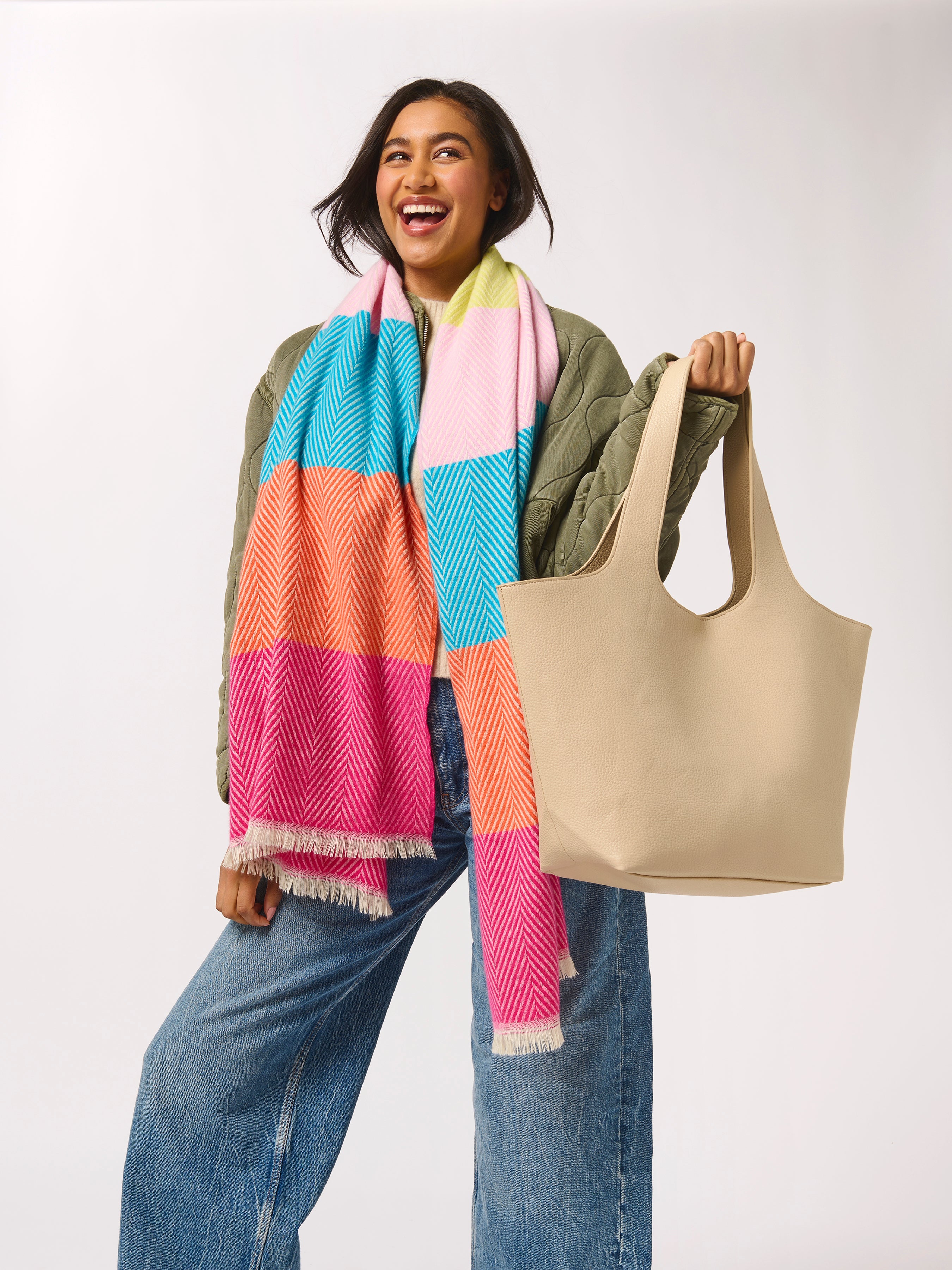 Shiraleah Alba Tote PEBBLE