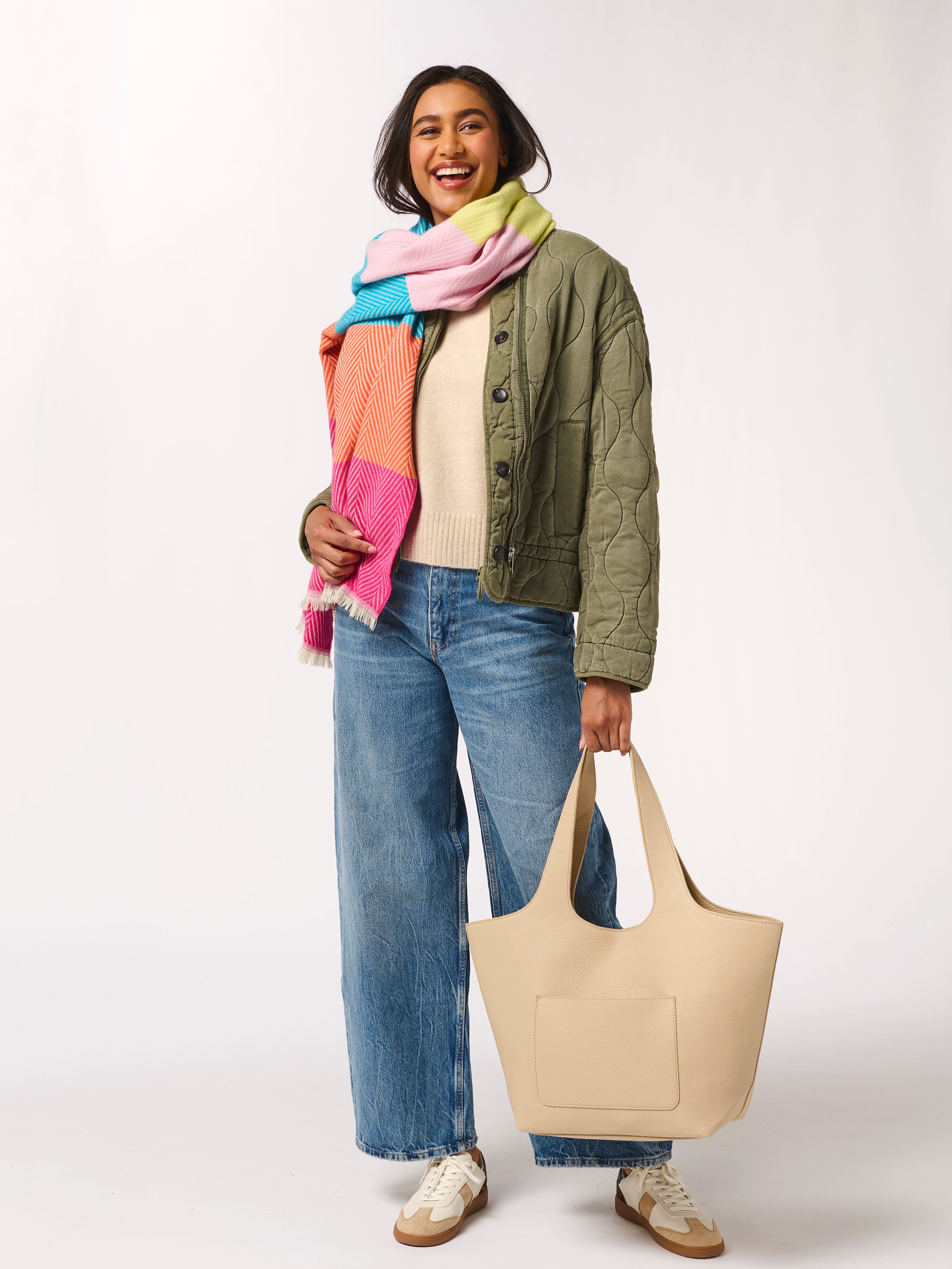 Shiraleah Alba Tote PEBBLE