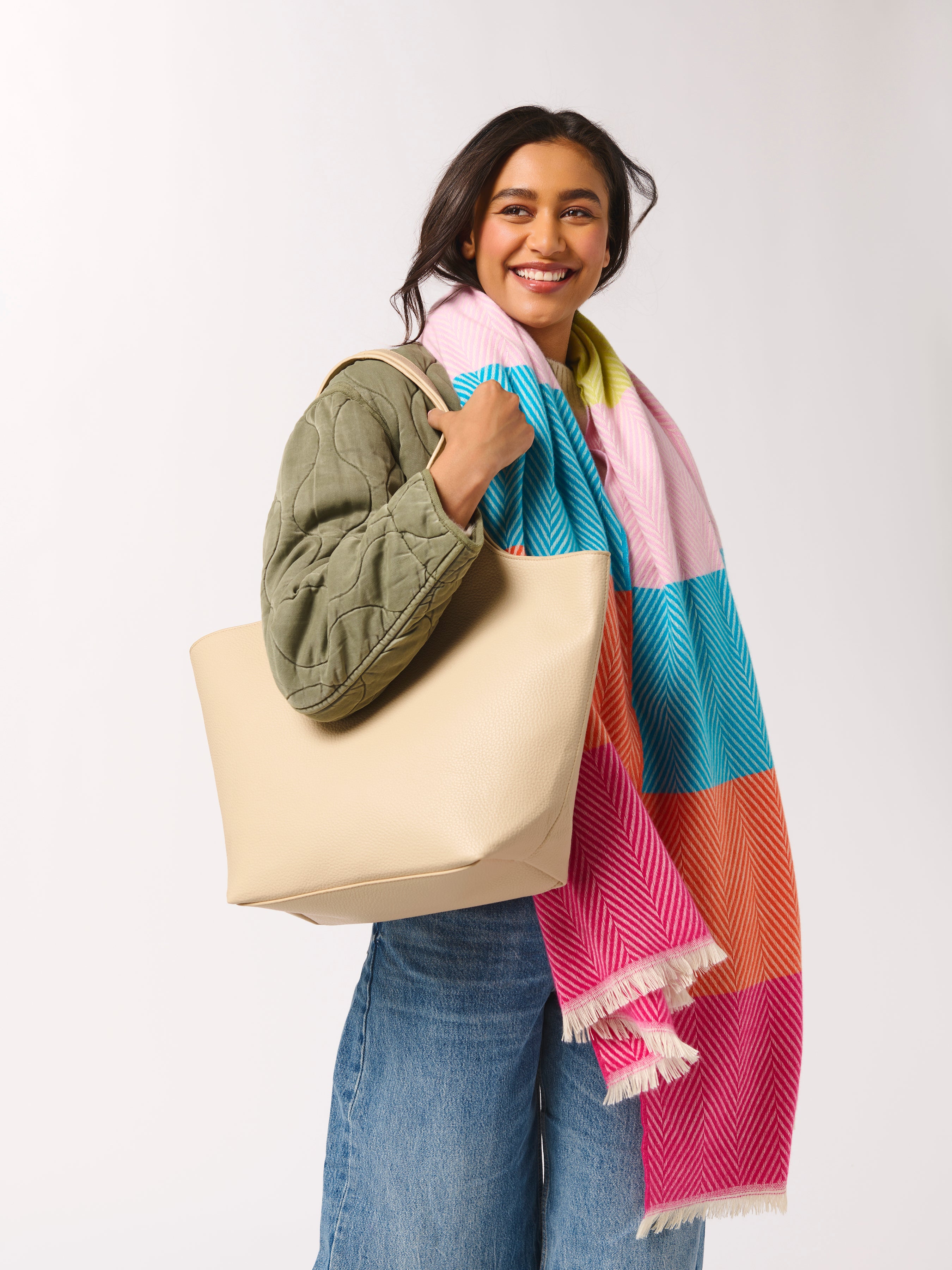 Shiraleah Alba Tote PEBBLE