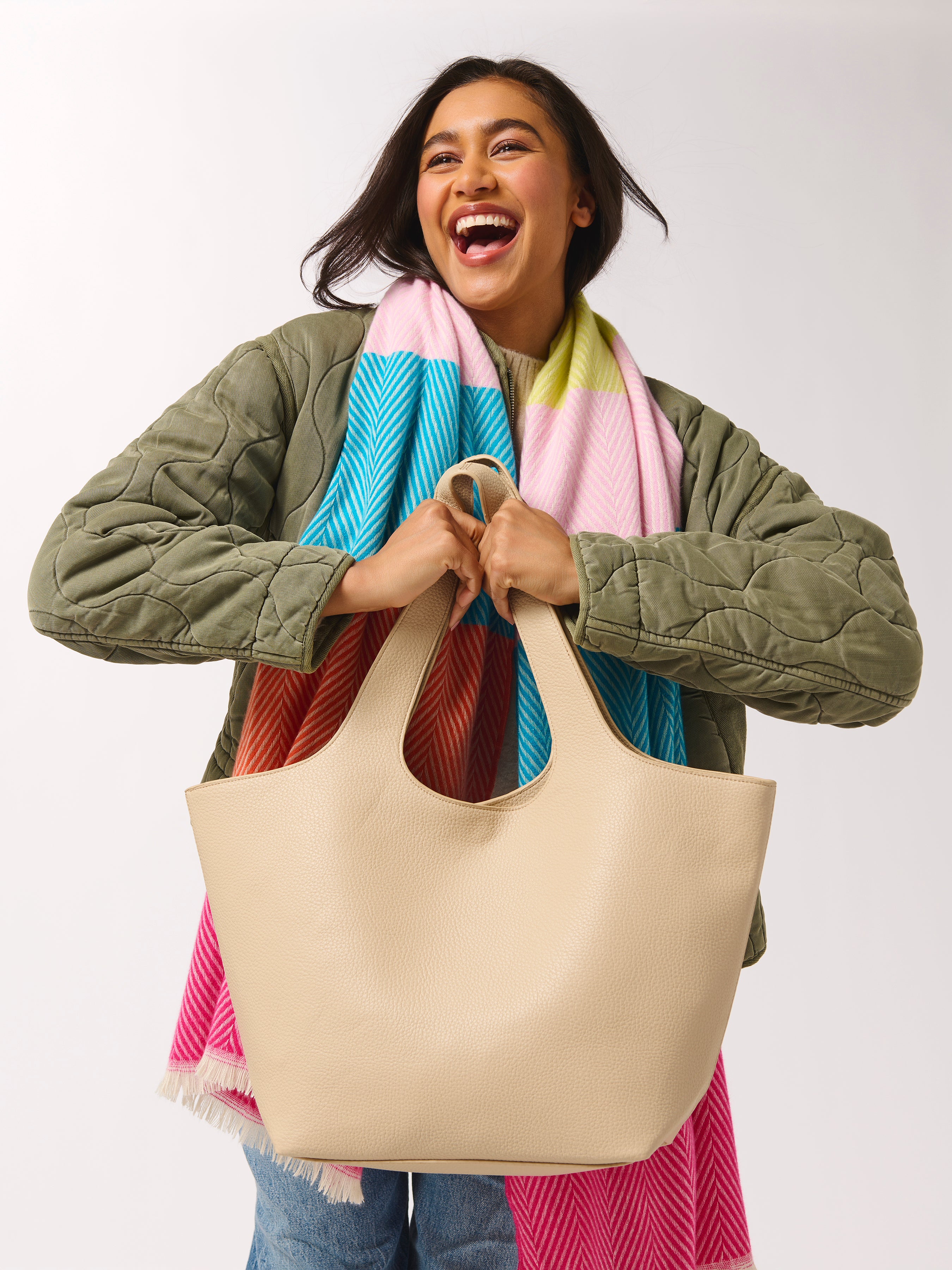 Shiraleah Alba Tote PEBBLE