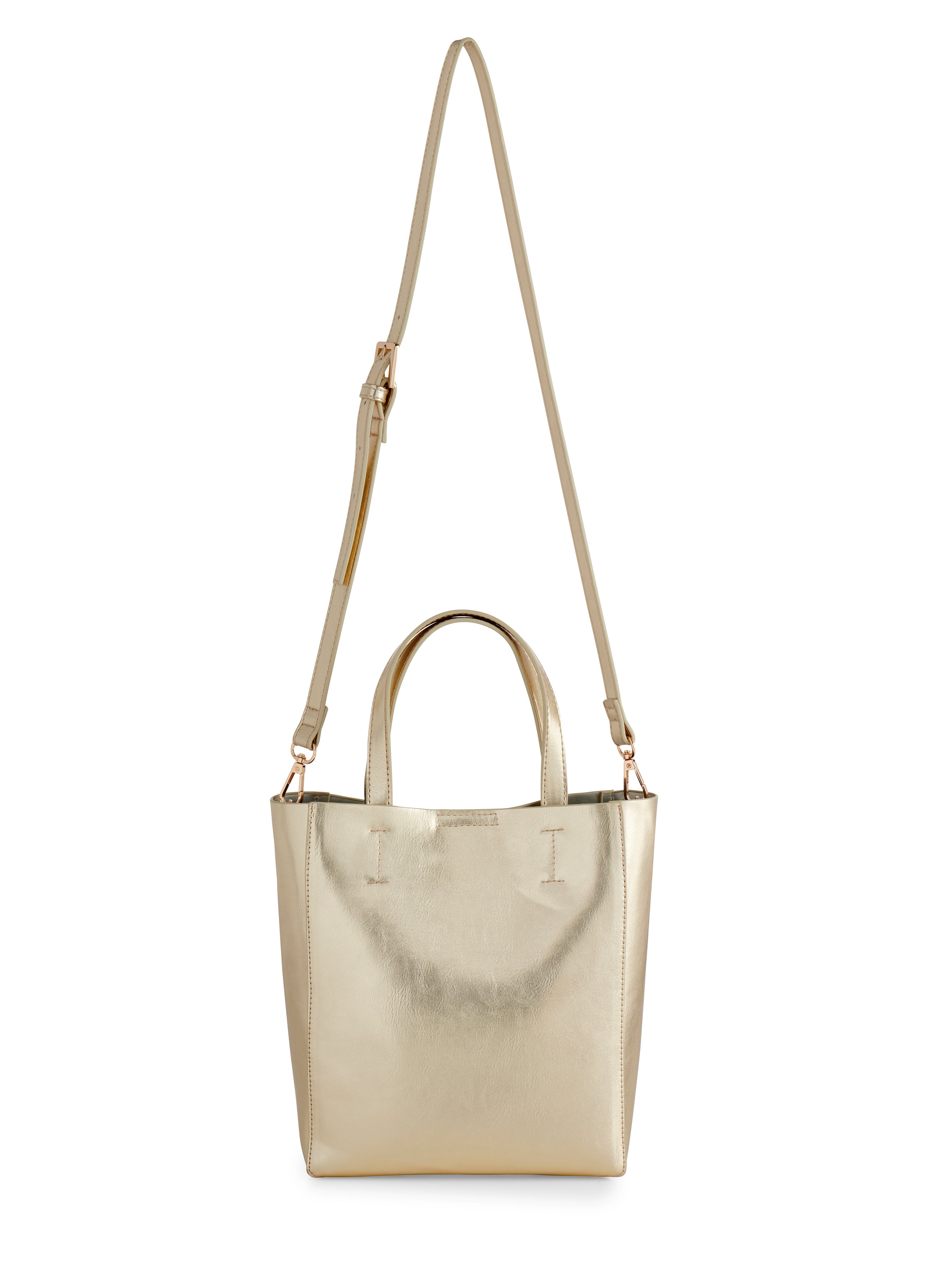 Shiraleah Lauren Mini Tote GOLD