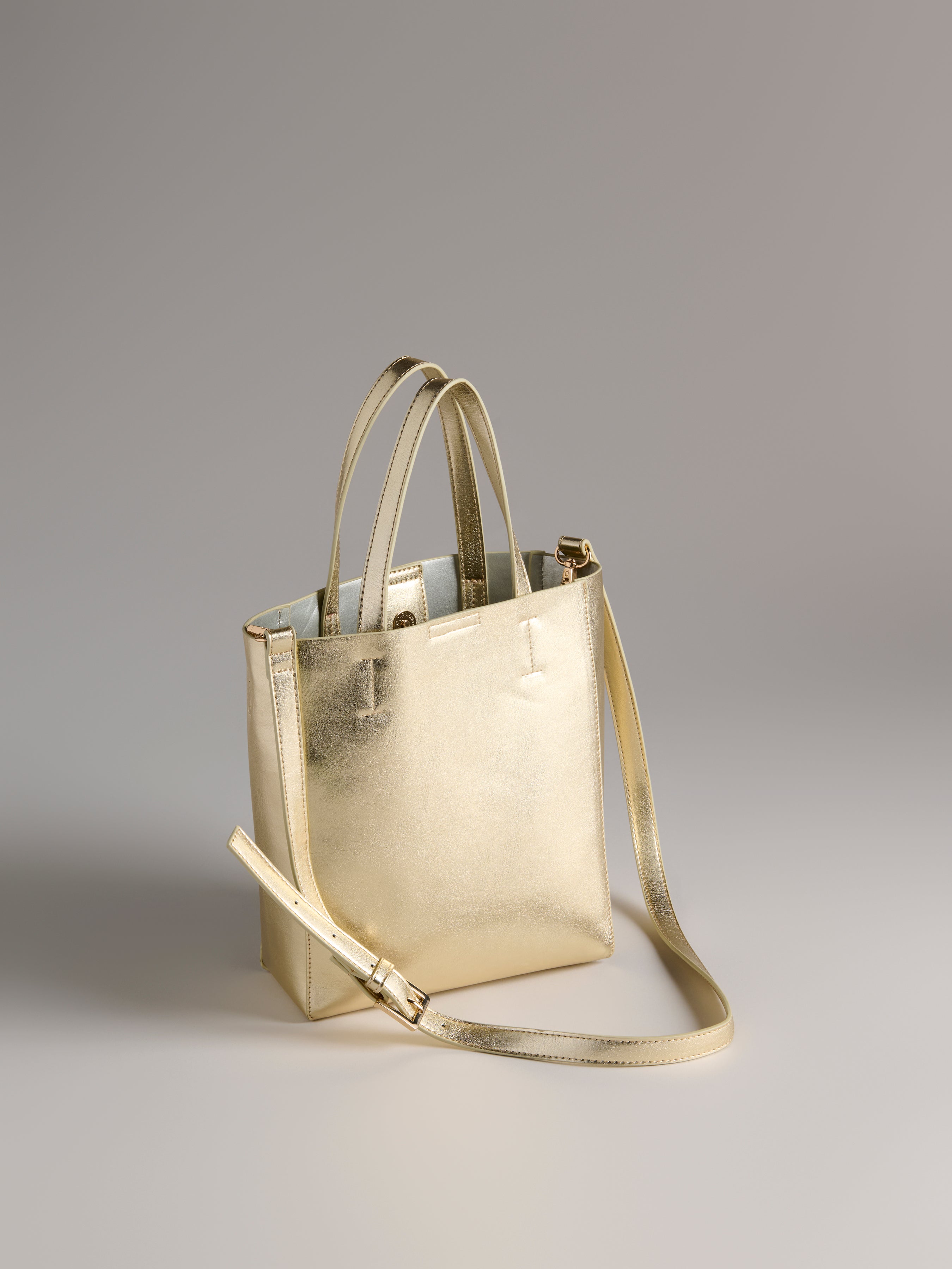 Shiraleah Lauren Mini Tote GOLD