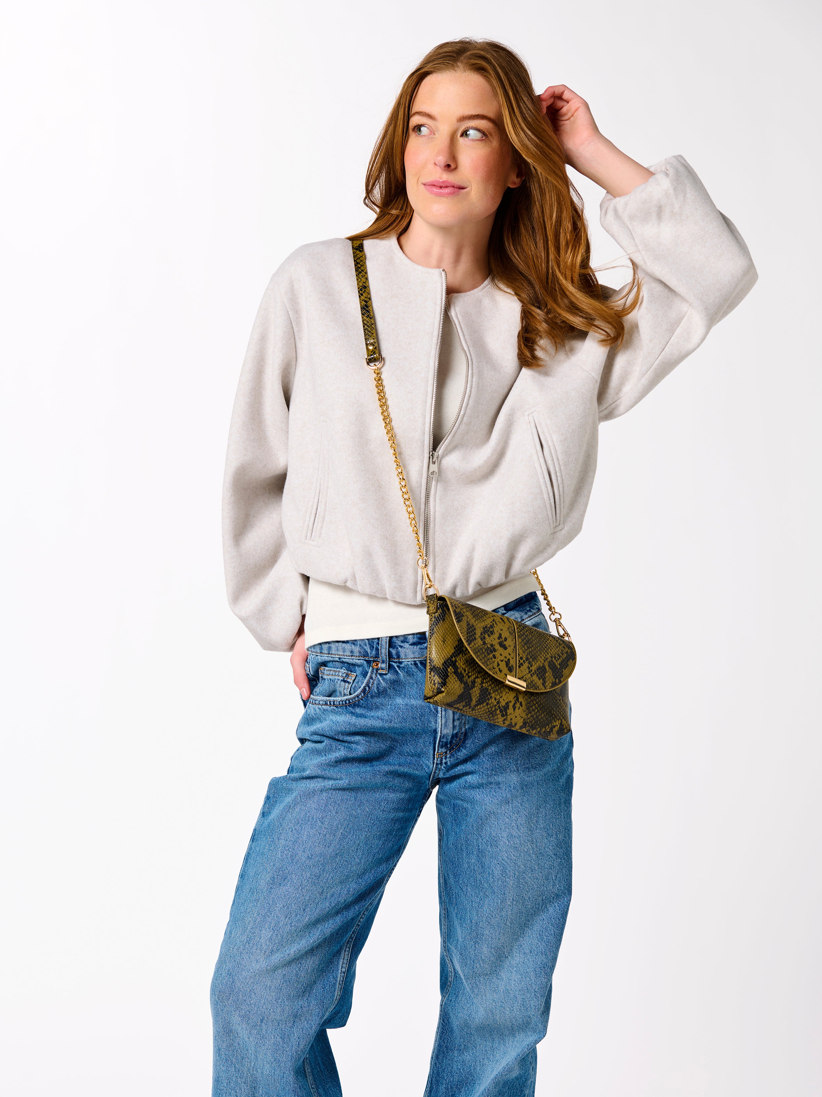 Shiraleah Lauren Cross-Body/Wristlet OLIVE