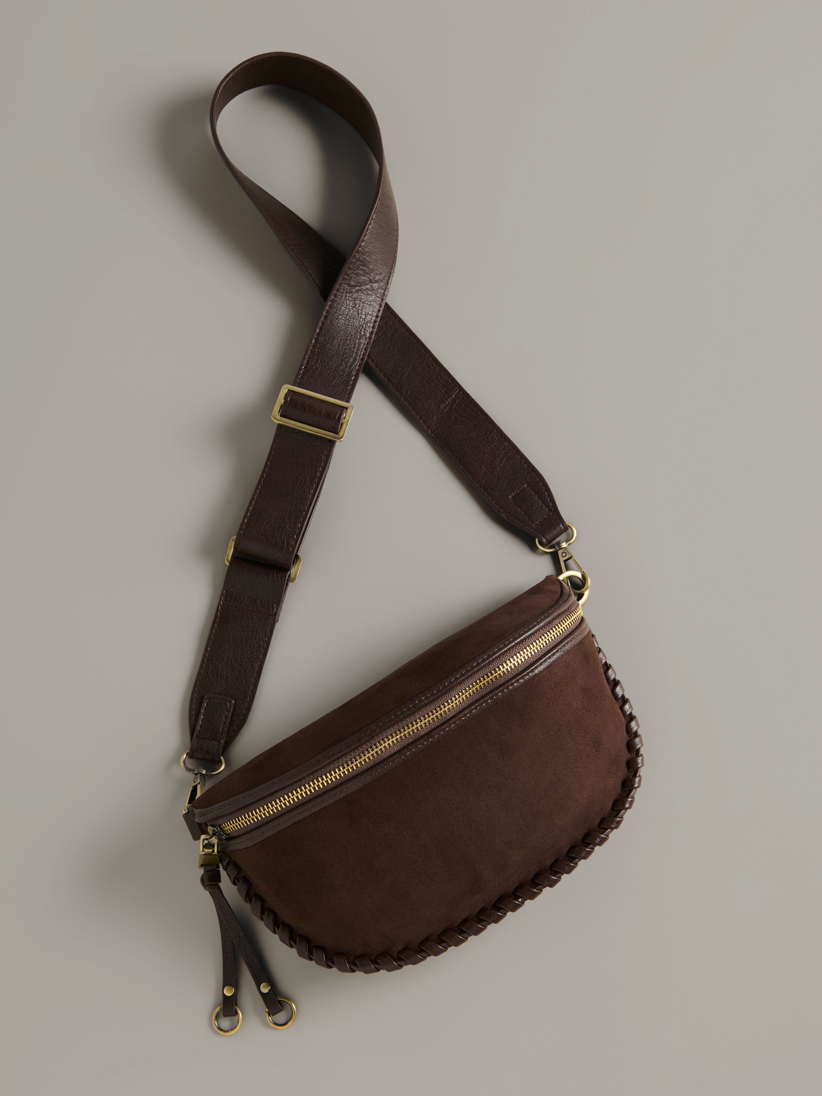 Shiraleah Piper Belt Bag CHOCOLATE
