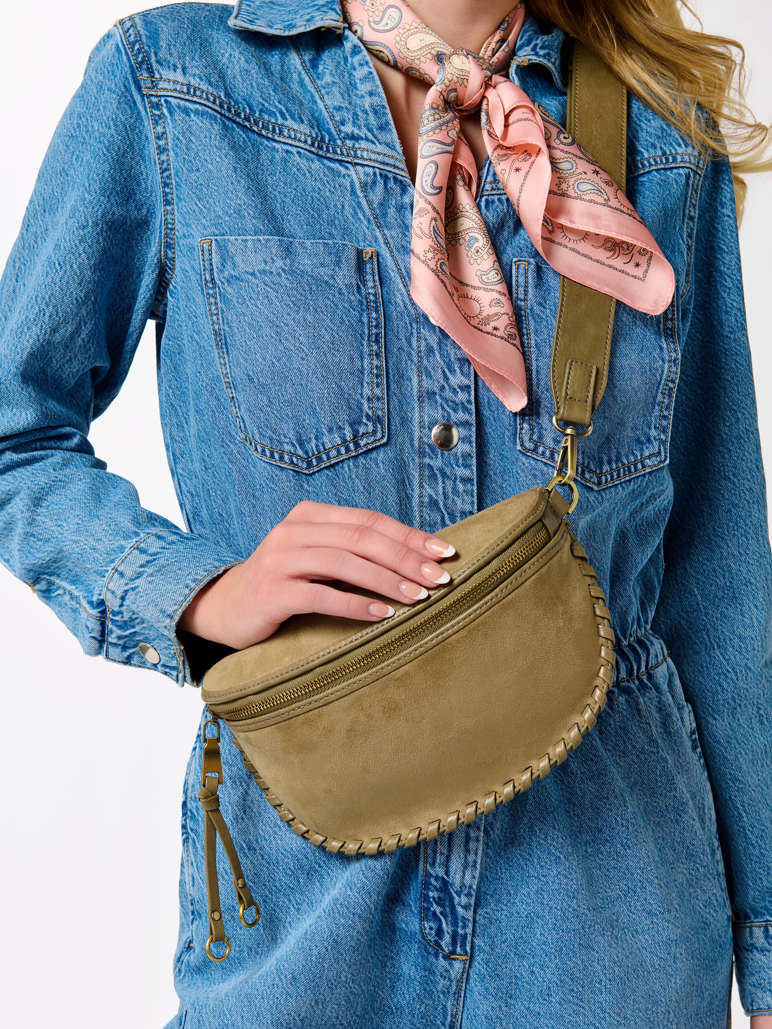 Shiraleah Piper Belt Bag OLIVE