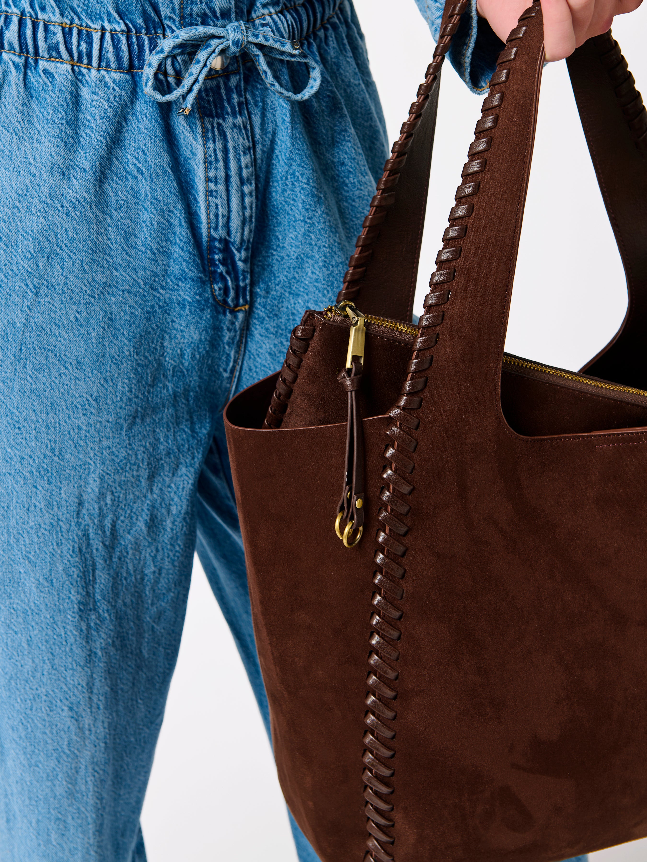 Shiraleah Piper Tote CHOCOLATE