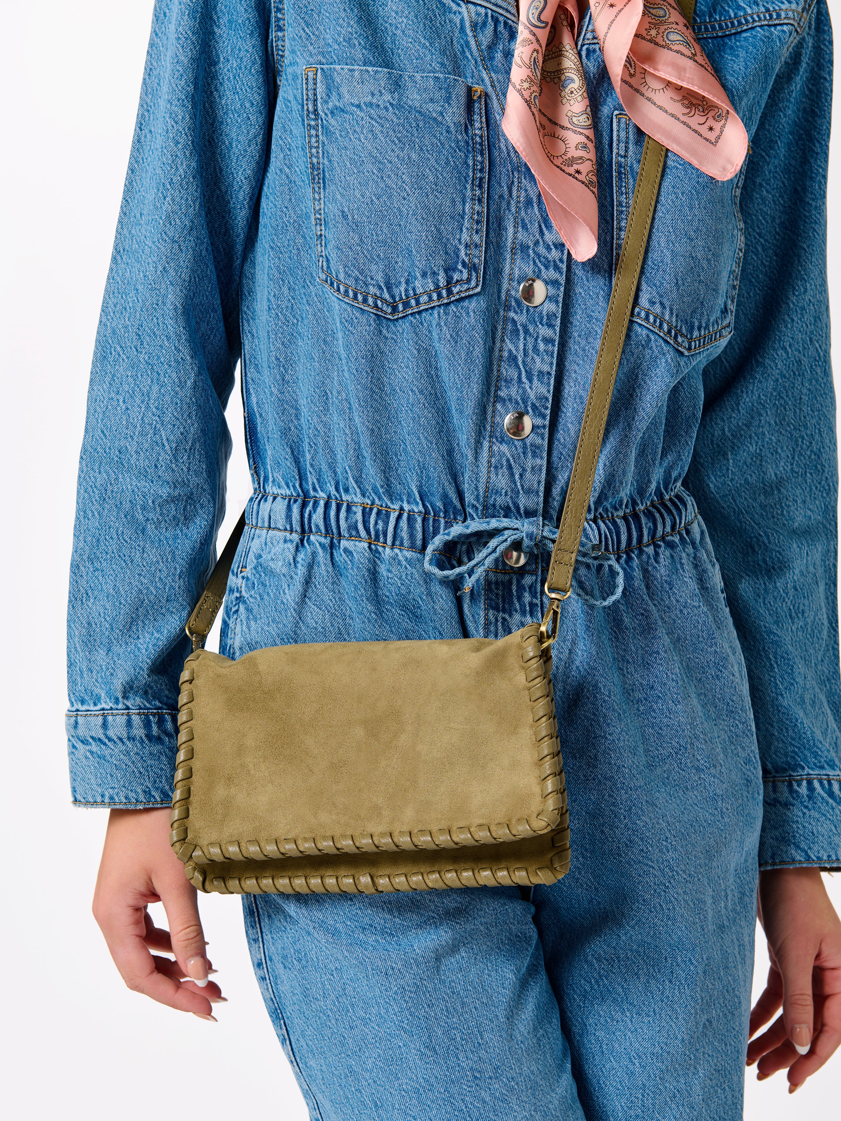 Shiraleah Piper Cross-Body/Clutch OLIVE