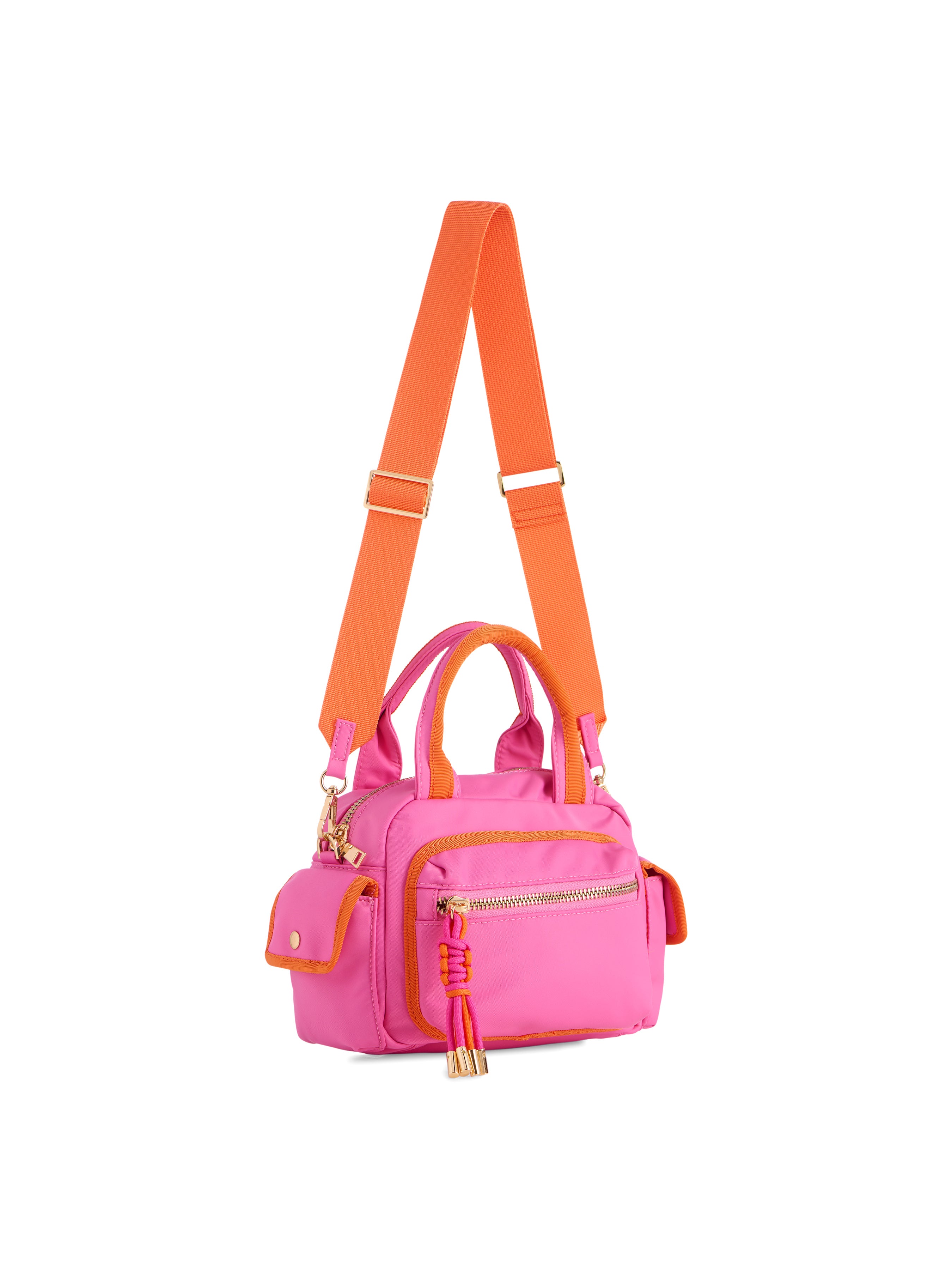 Shiraleah Jet Top Handle Shoulder Bag PINK